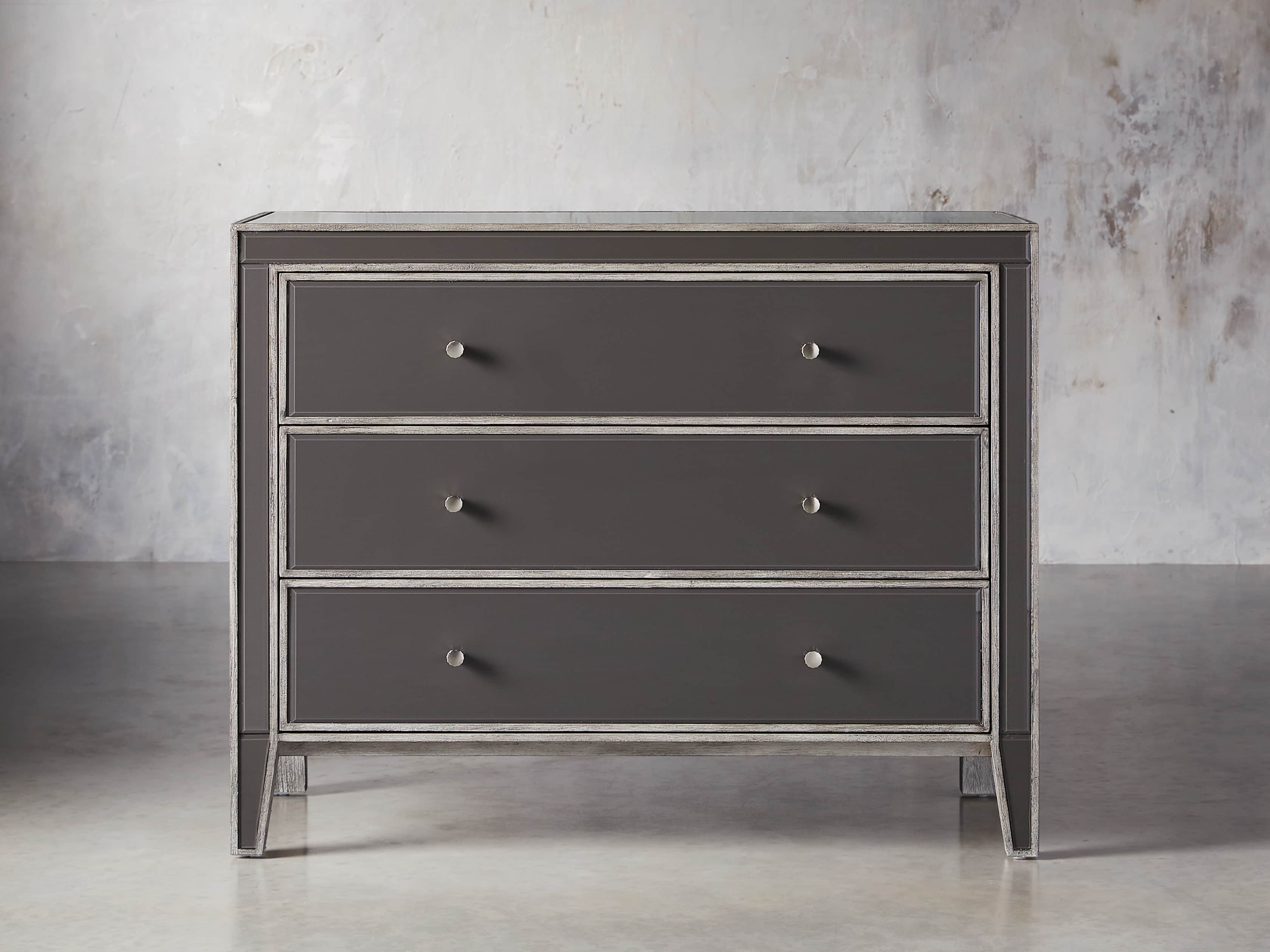 Reese 42" 3 Drawer Chest in Galleria Grey