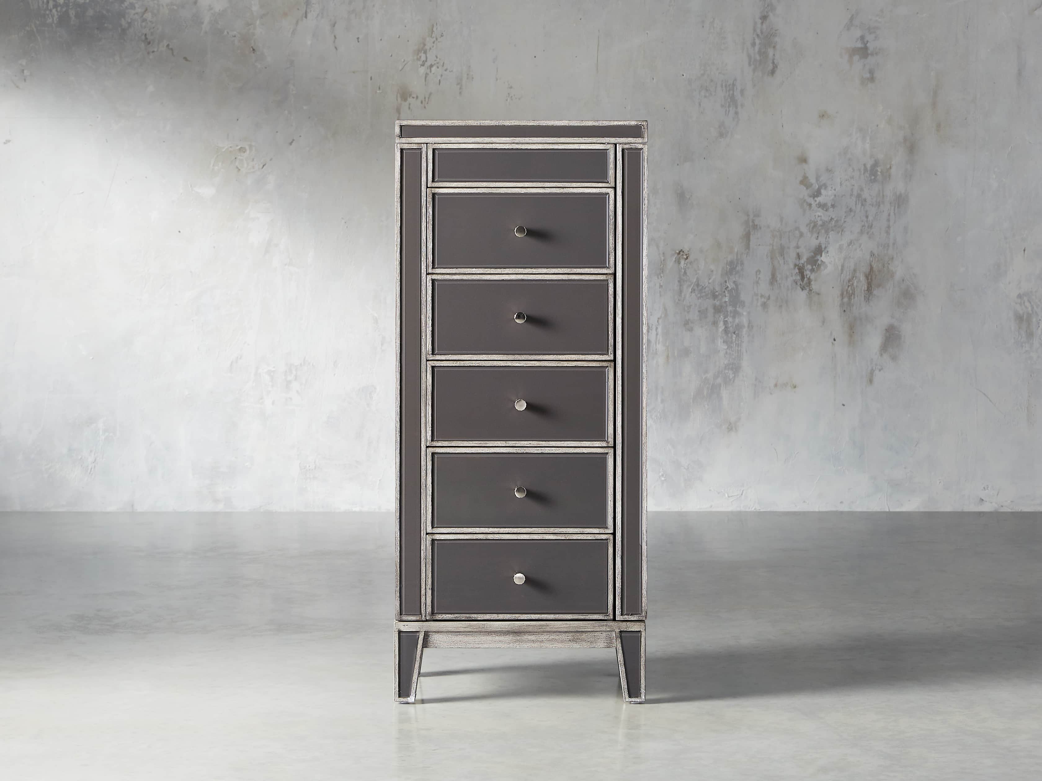 Reese Jewelry Chest in Galleria Grey