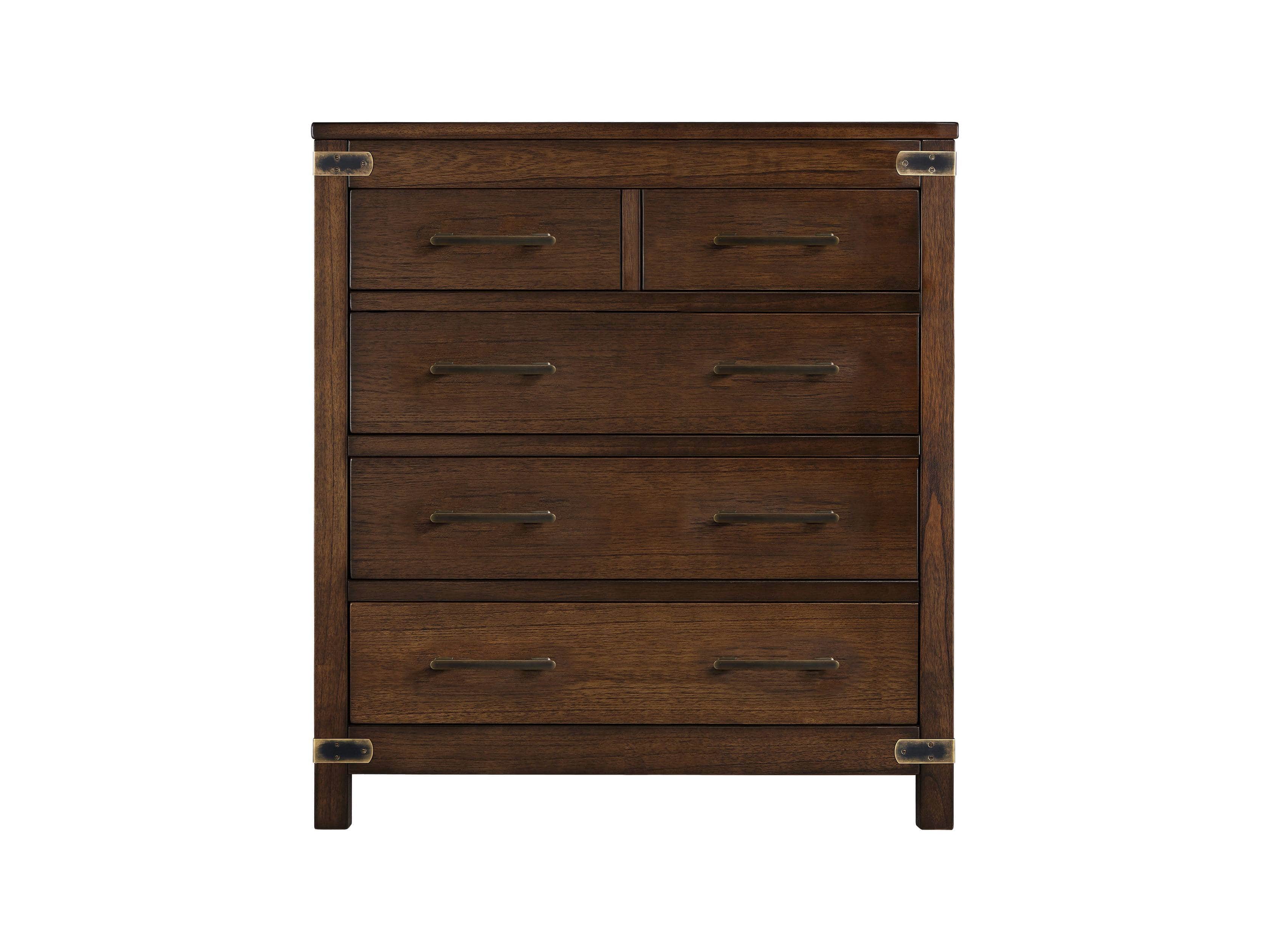 Tremont 2 Over 3 Drawer Dresser In Midnight Java