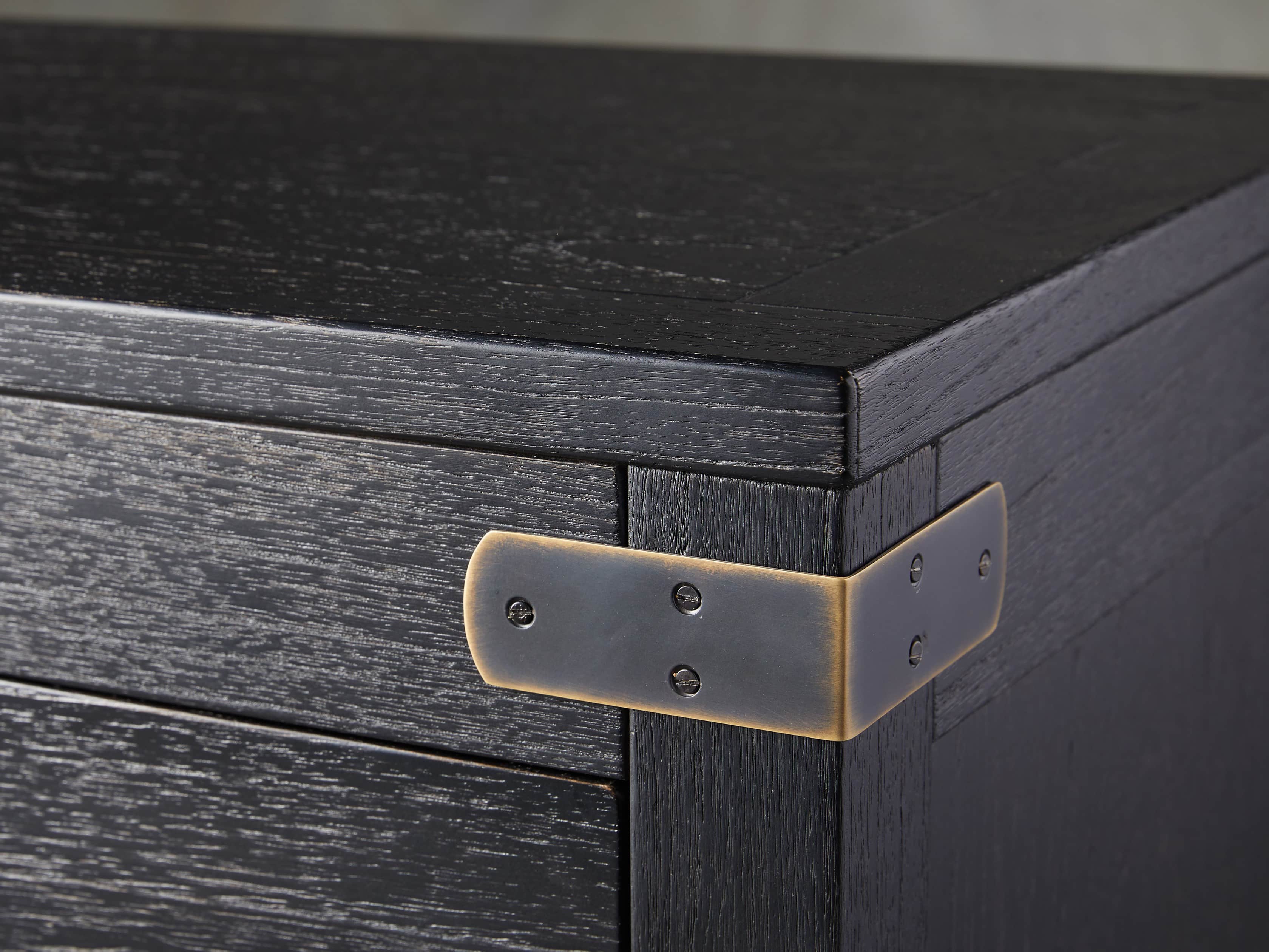 Tremont 3 Drawer Chest in Dry Branch Black