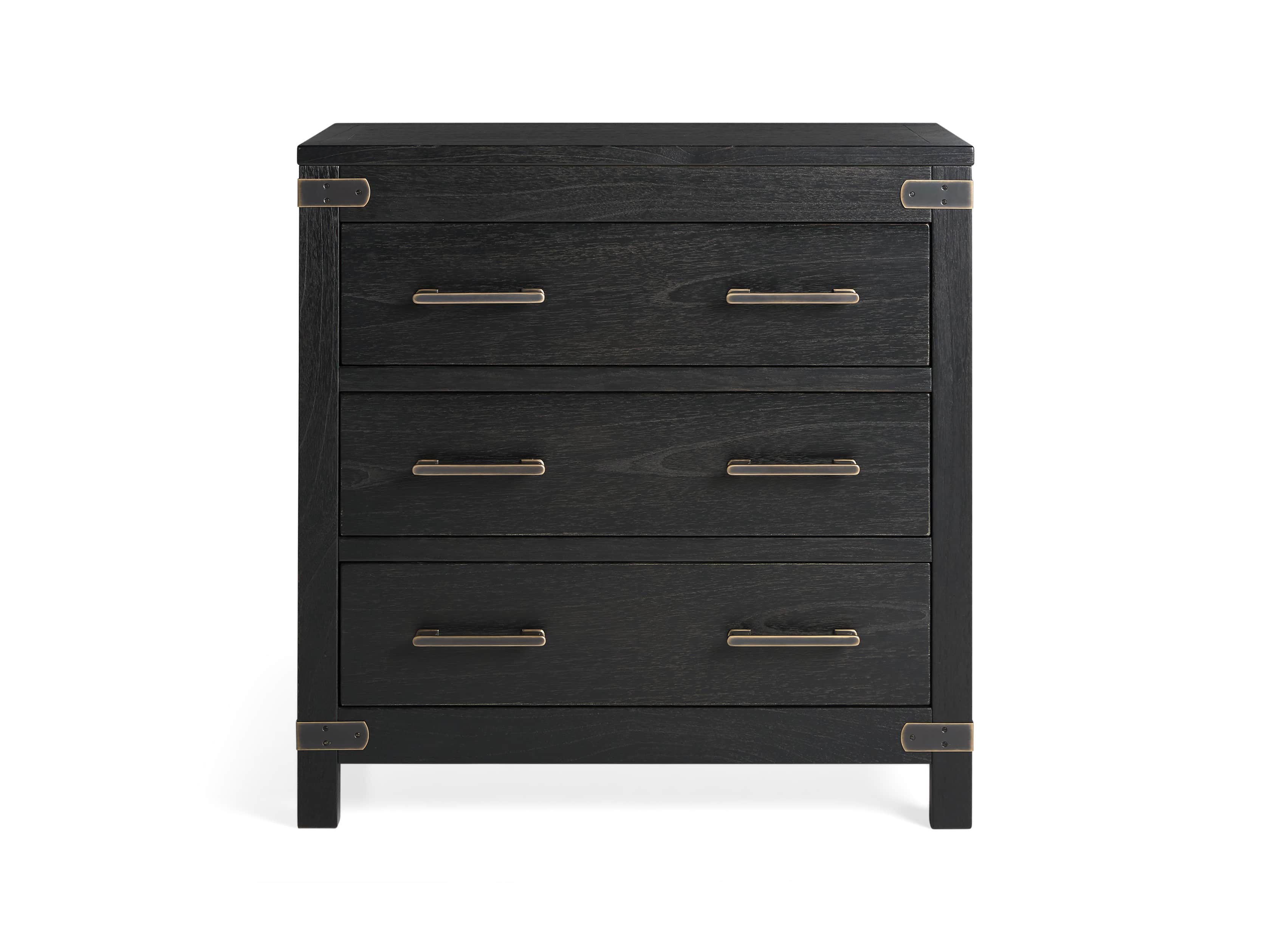 Tremont 3 Drawer Chest in Dry Branch Black