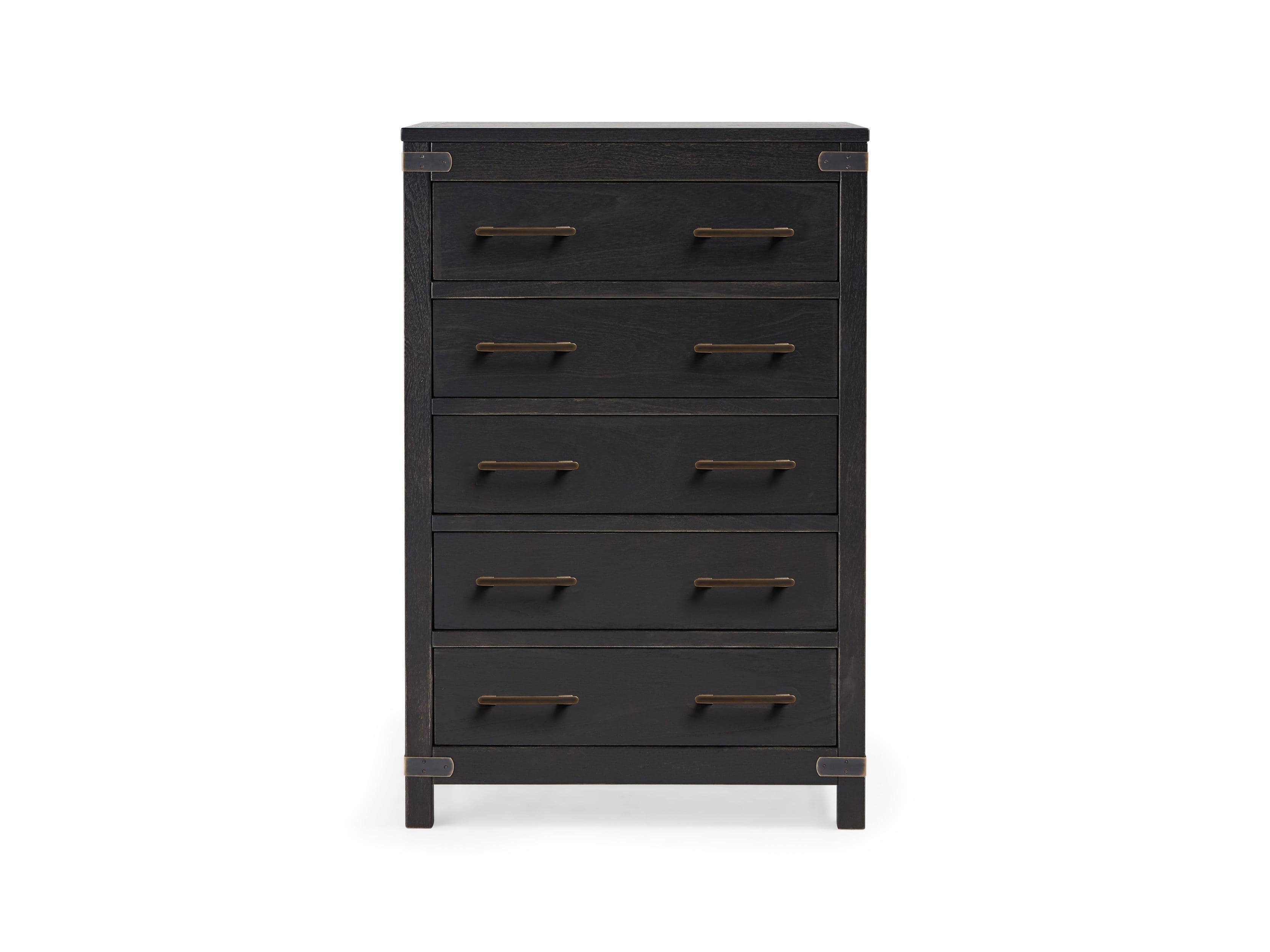 Tremont 5 Drawer Dresser In Dry Branch Black, slide 6 of 6