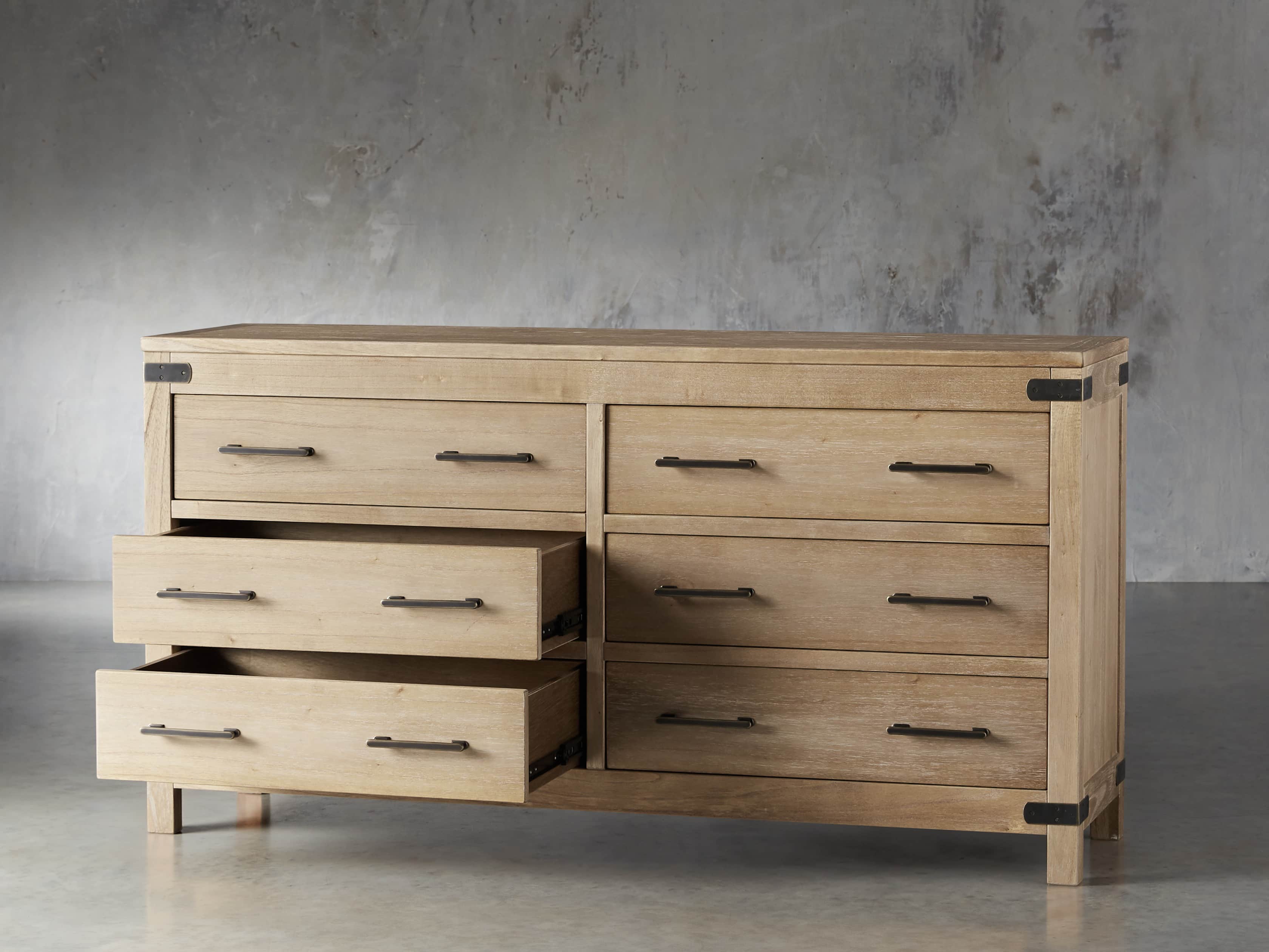 Tremont 6 Drawer Dresser In Dry Branch Natural