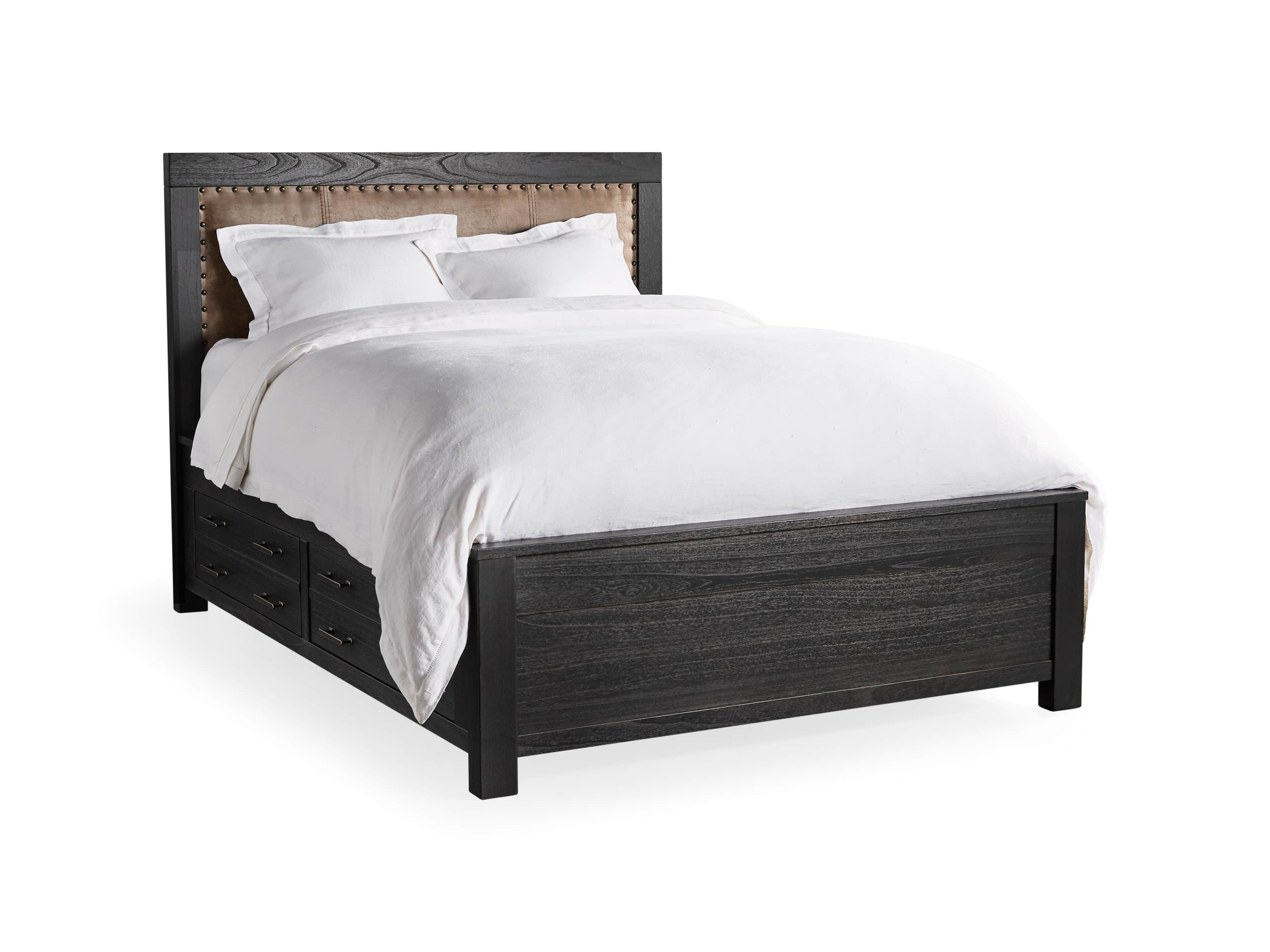 Tremont King Storage Bed in Dry Branch Black