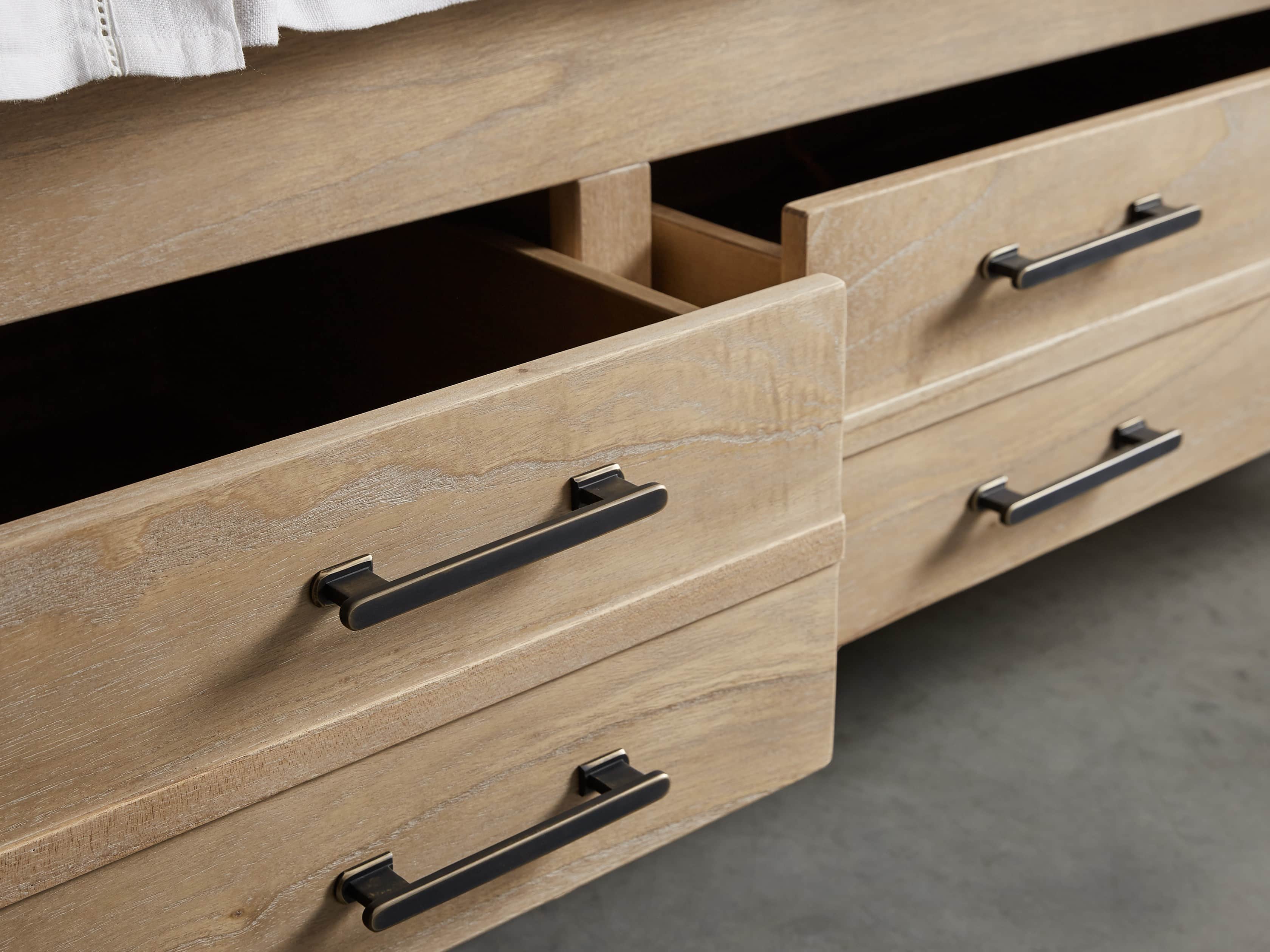Tremont 81" King Storage Bed in Dry Branch Natural