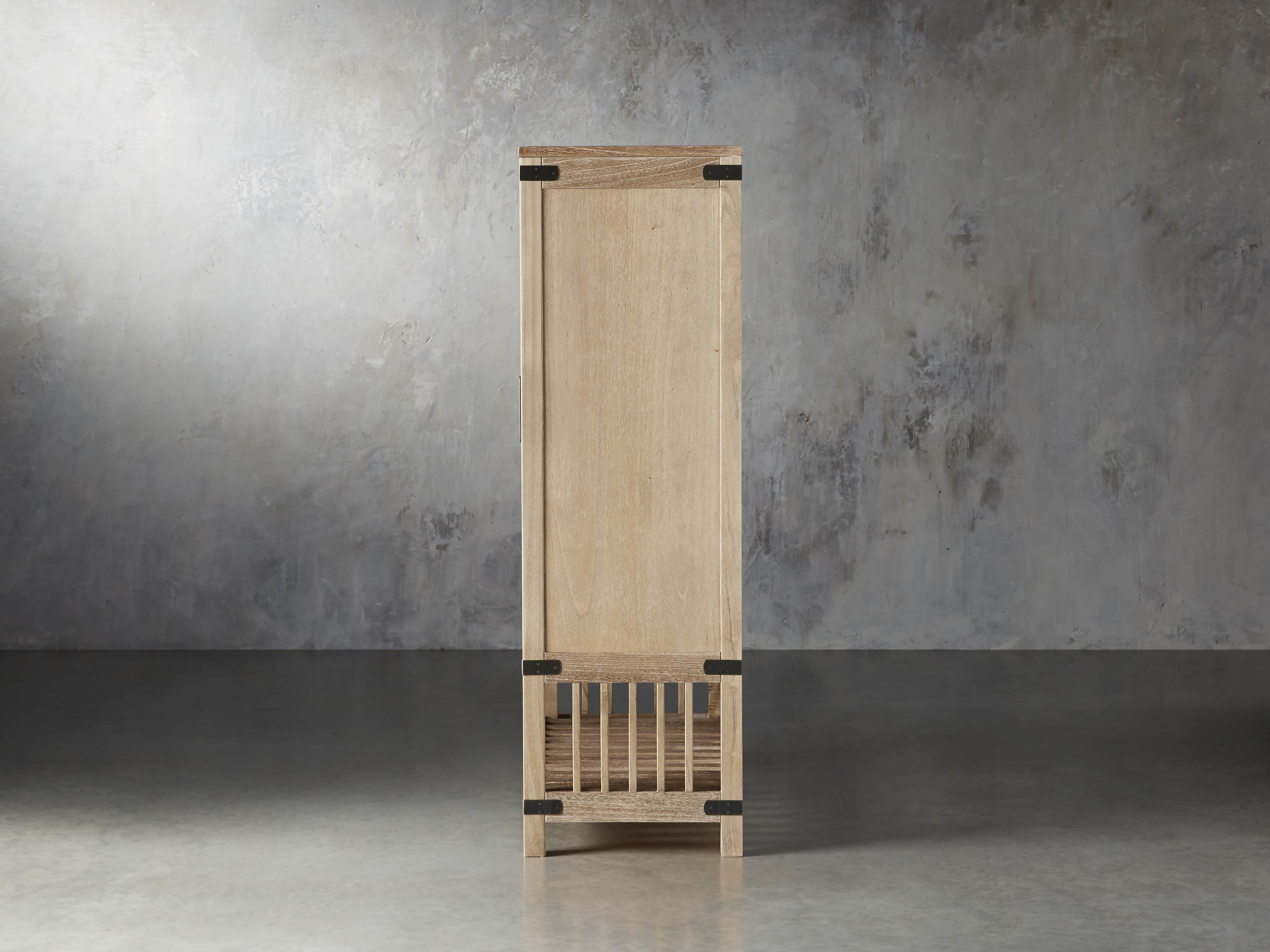 Tremont Wardrobe In Dry Branch Natural