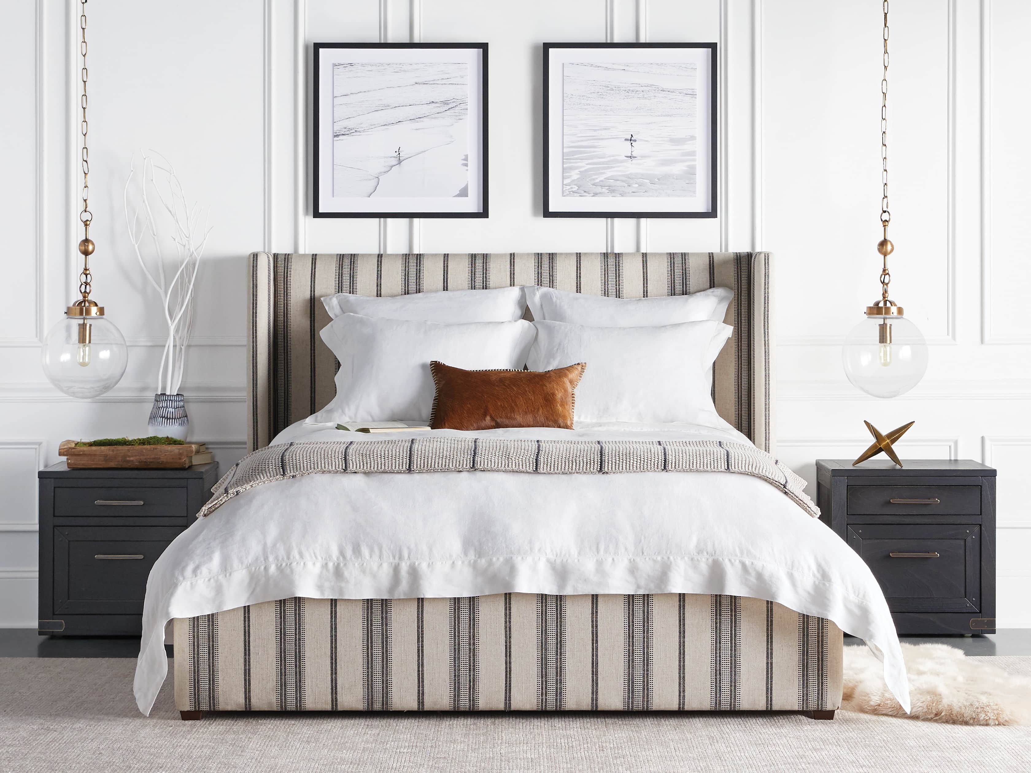Wyller Upholstered 52" King Bed in Sofie Chia, slide 1 of 7