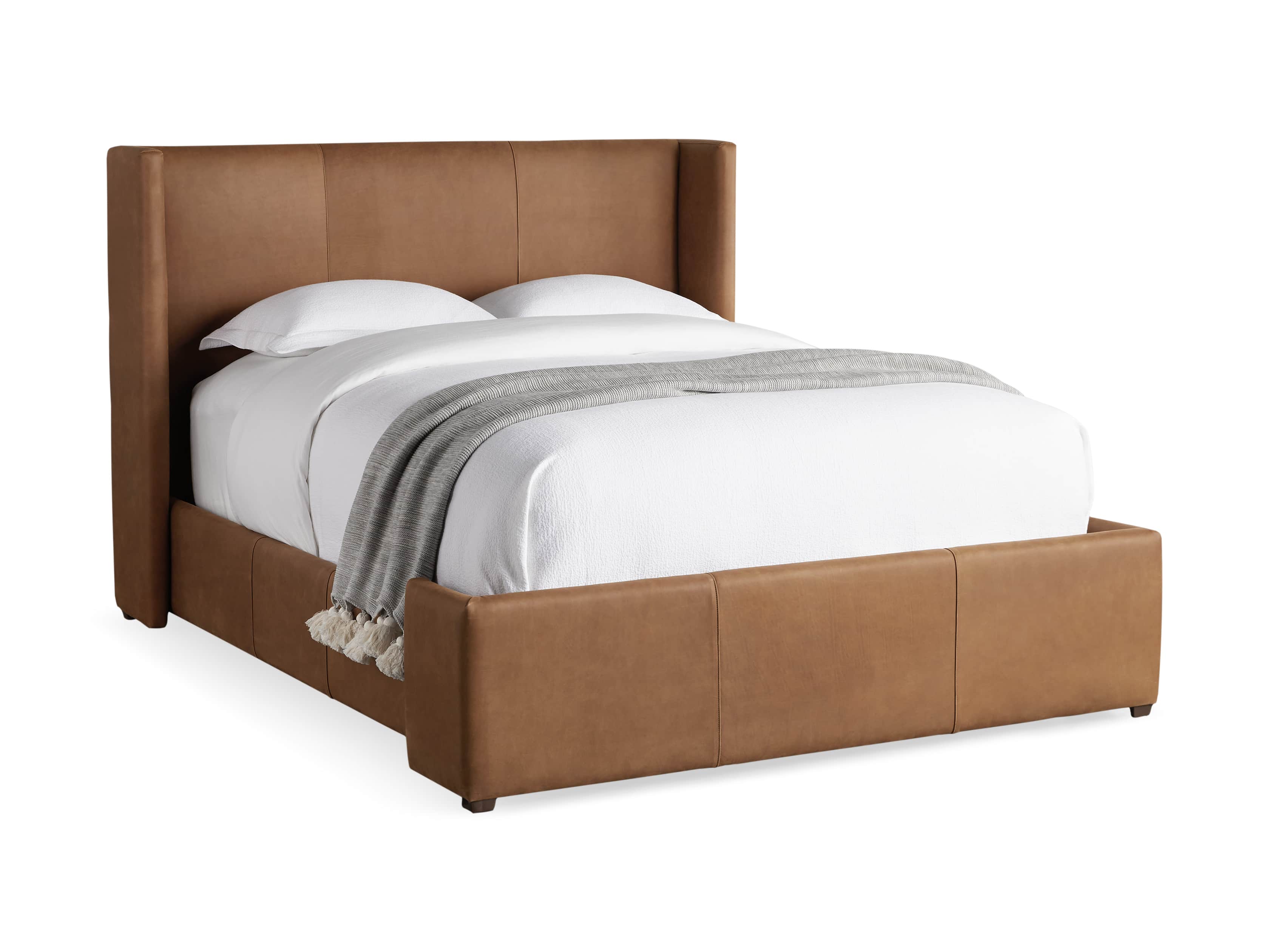 Wyller Queen Bed in Lukas Pecan, slide 7 of 8