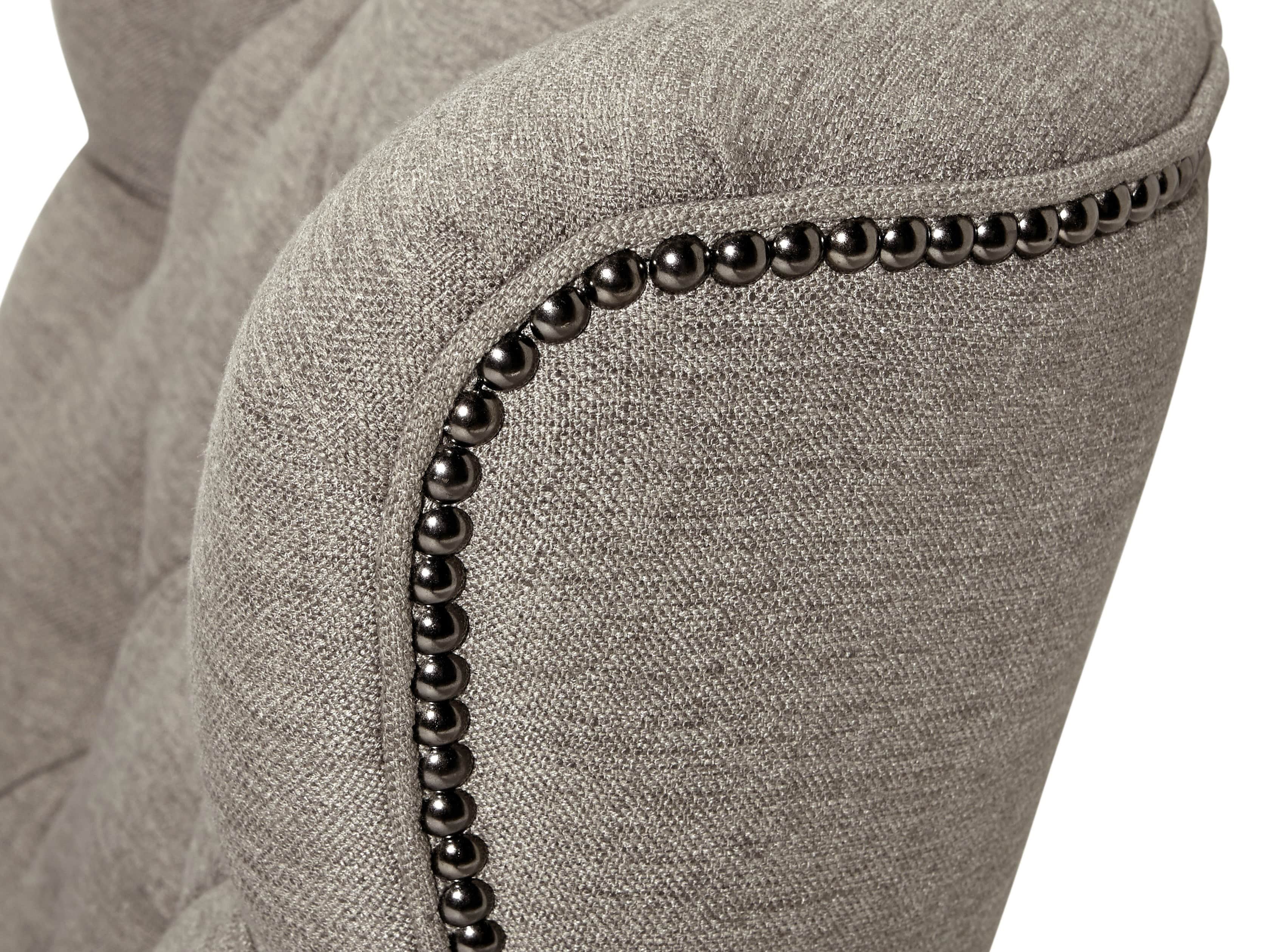 Addy Upholstered Tufted Desk Chair in Samantha Sand