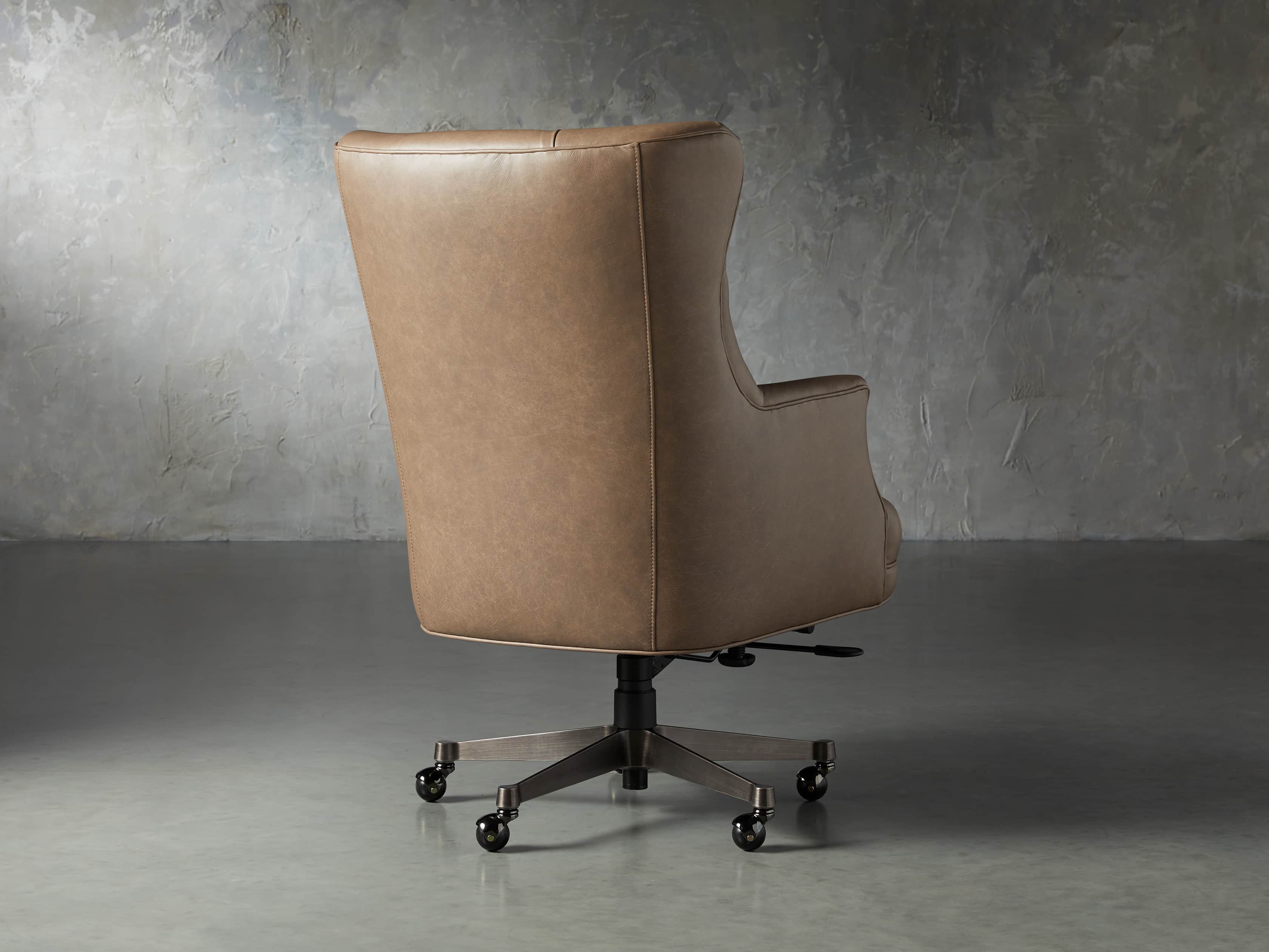 Daily Task Chair, Slate Leather