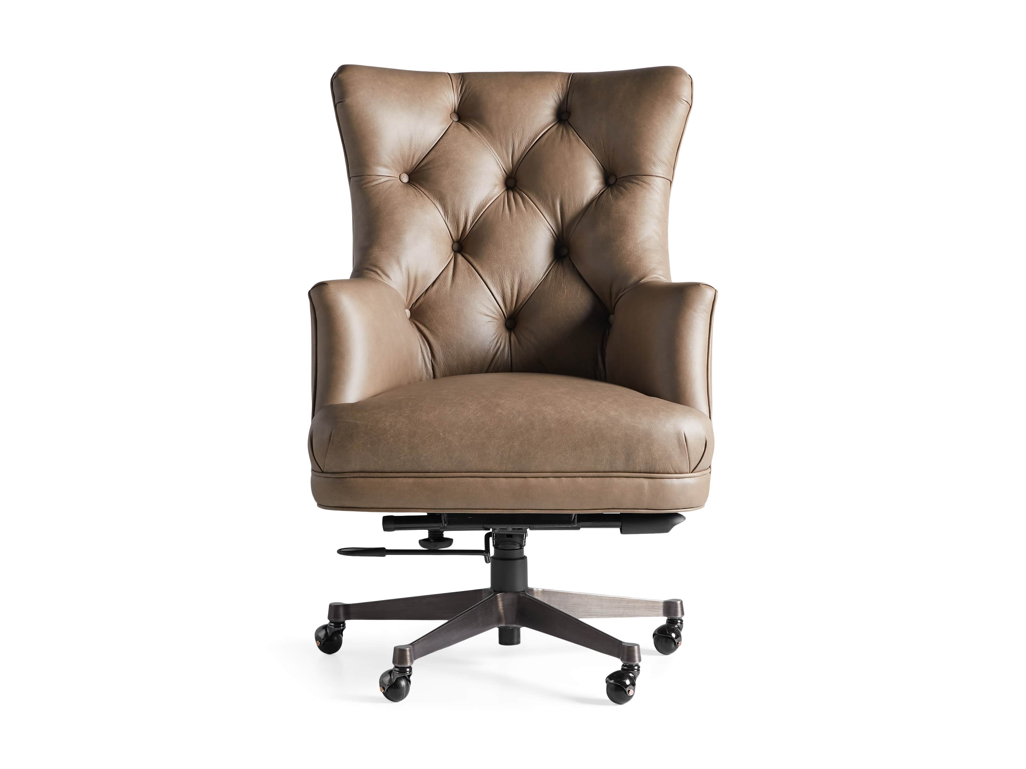 Addy Leather Desk Chair Arhaus