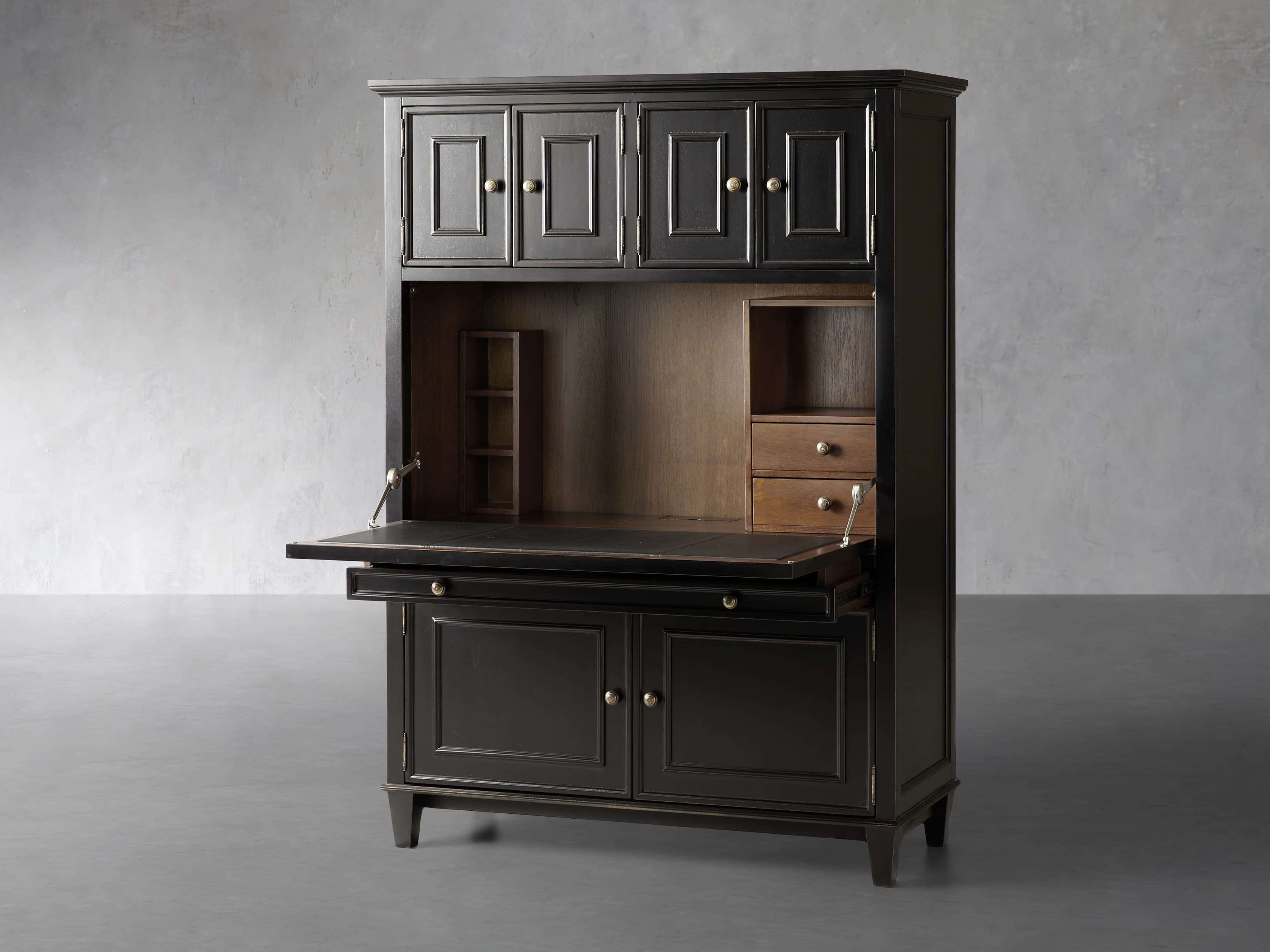 arhaus computer cabinet