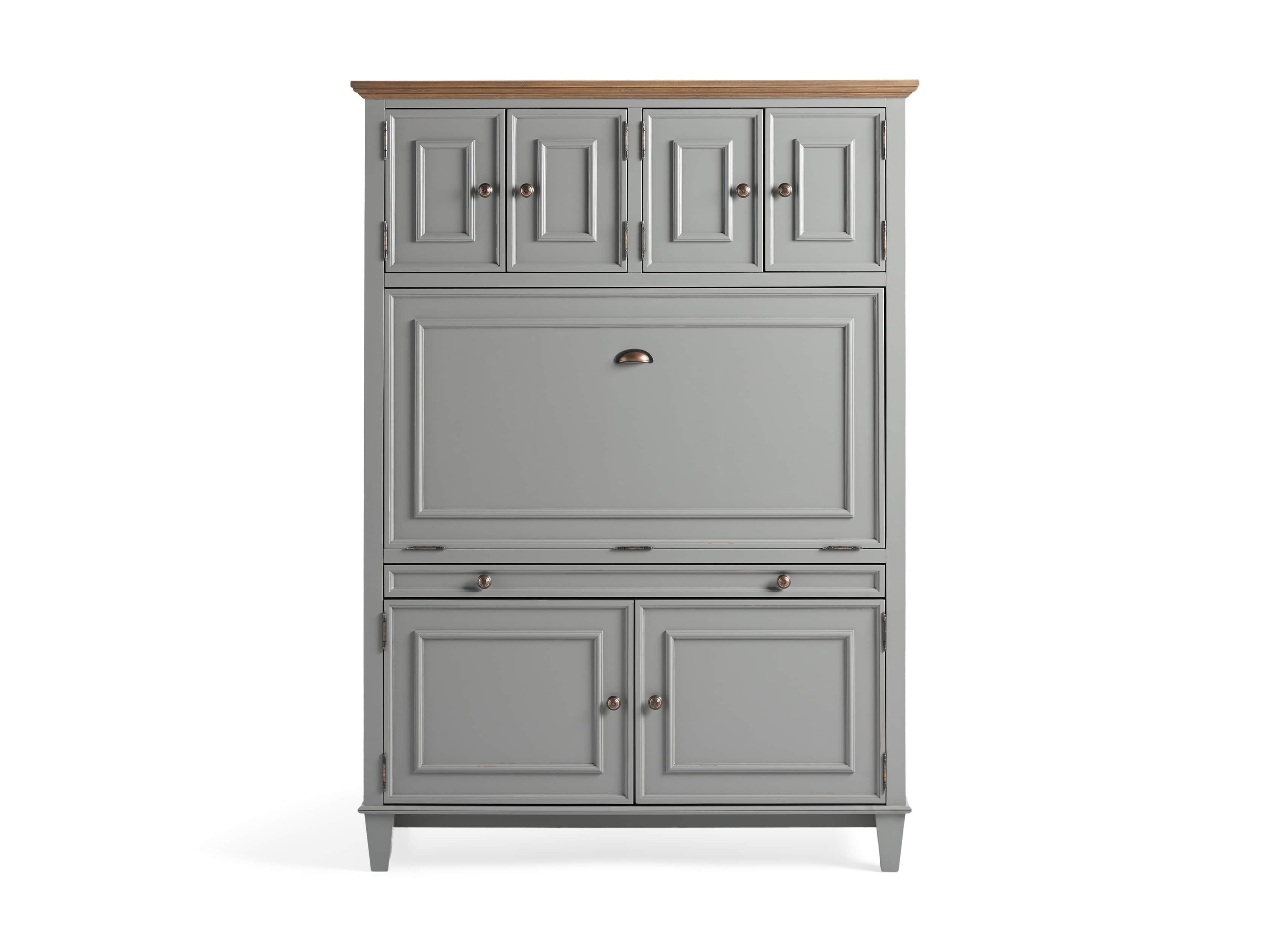 Alderson Hideaway Desk in Stratus and Chatham Grey, slide 9 of 10
