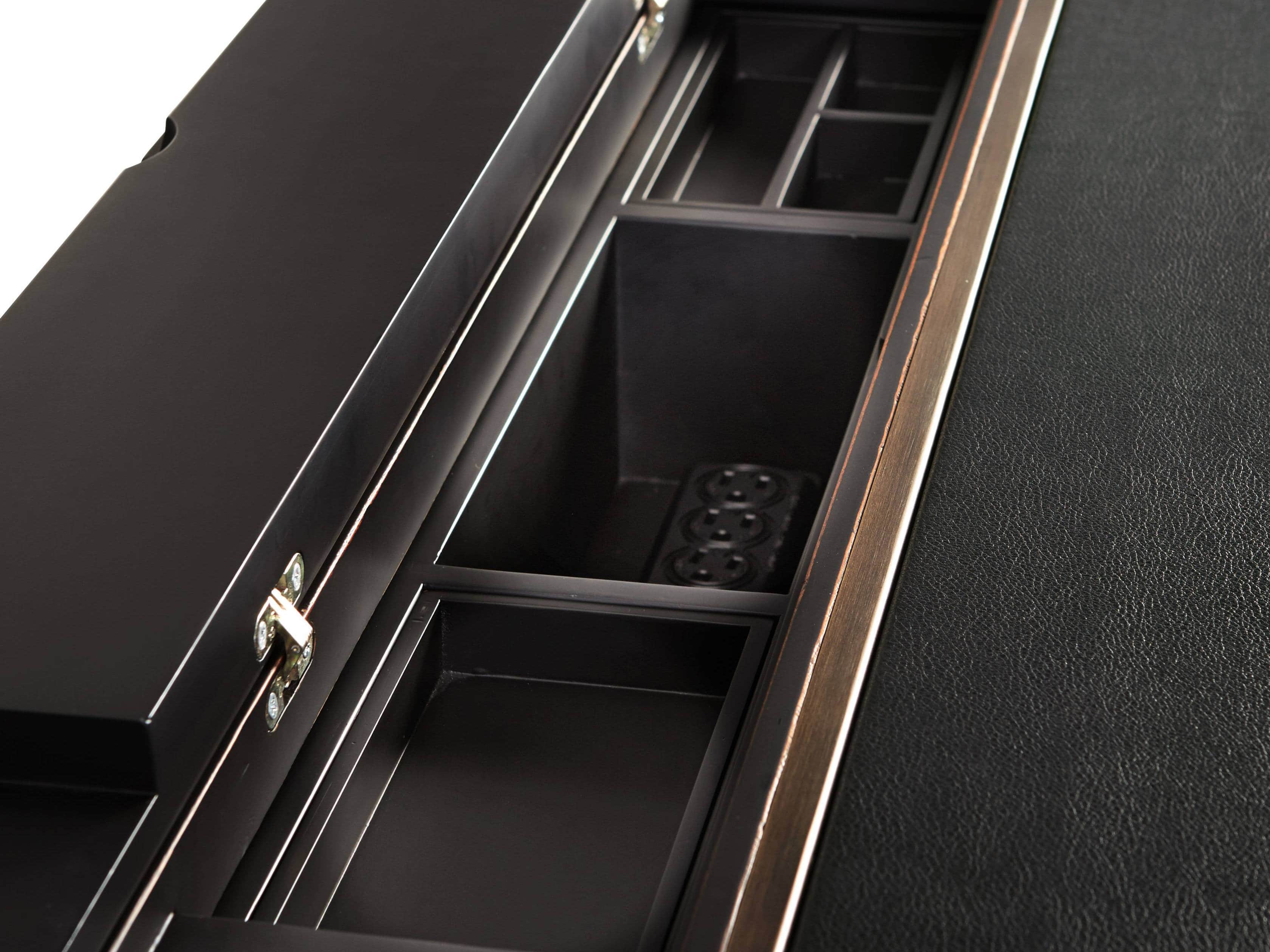 Athens Executive Desk in Tuxedo Black
