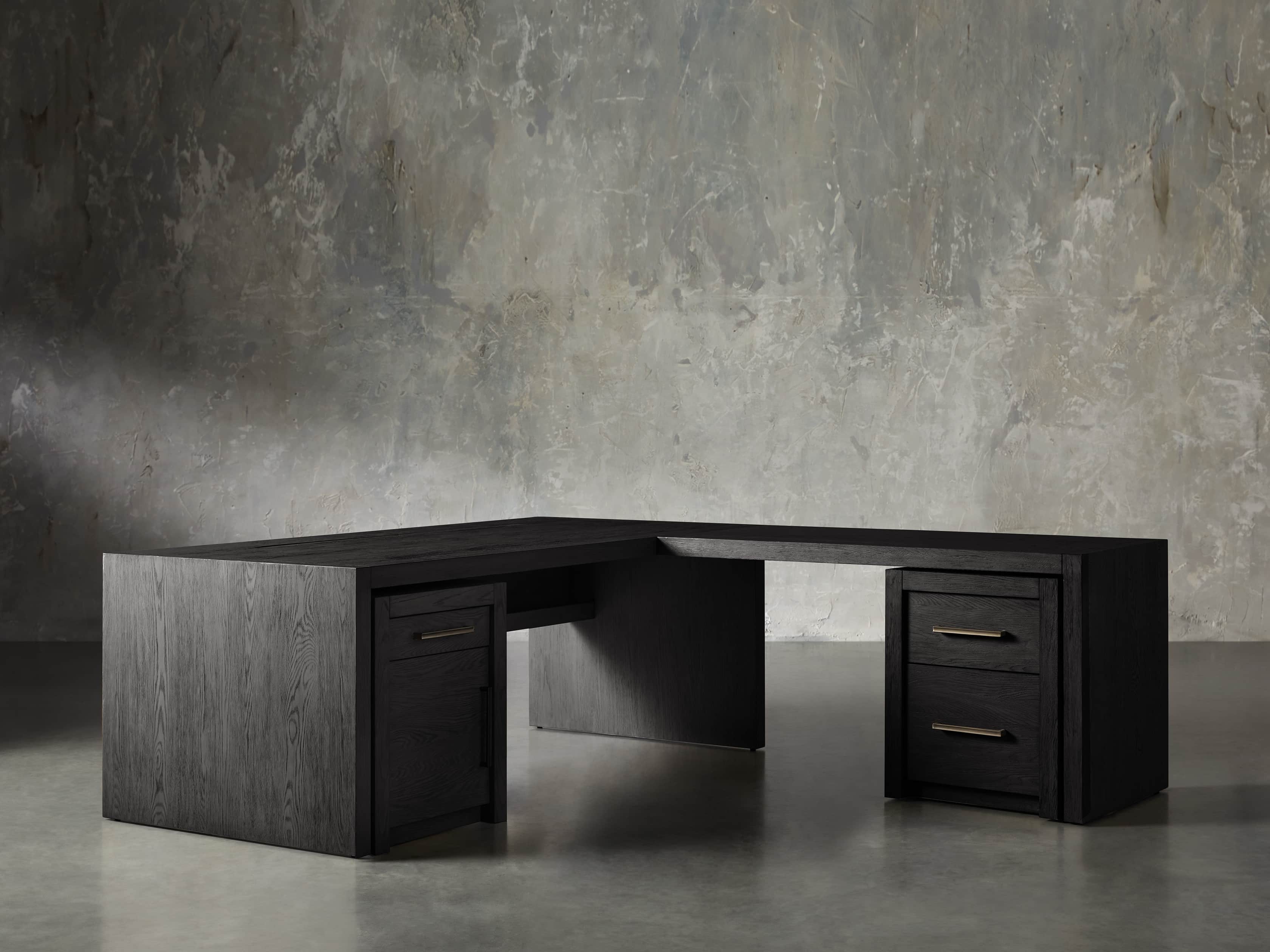Bodhi Modular Desk with Return Desk | Arhaus
