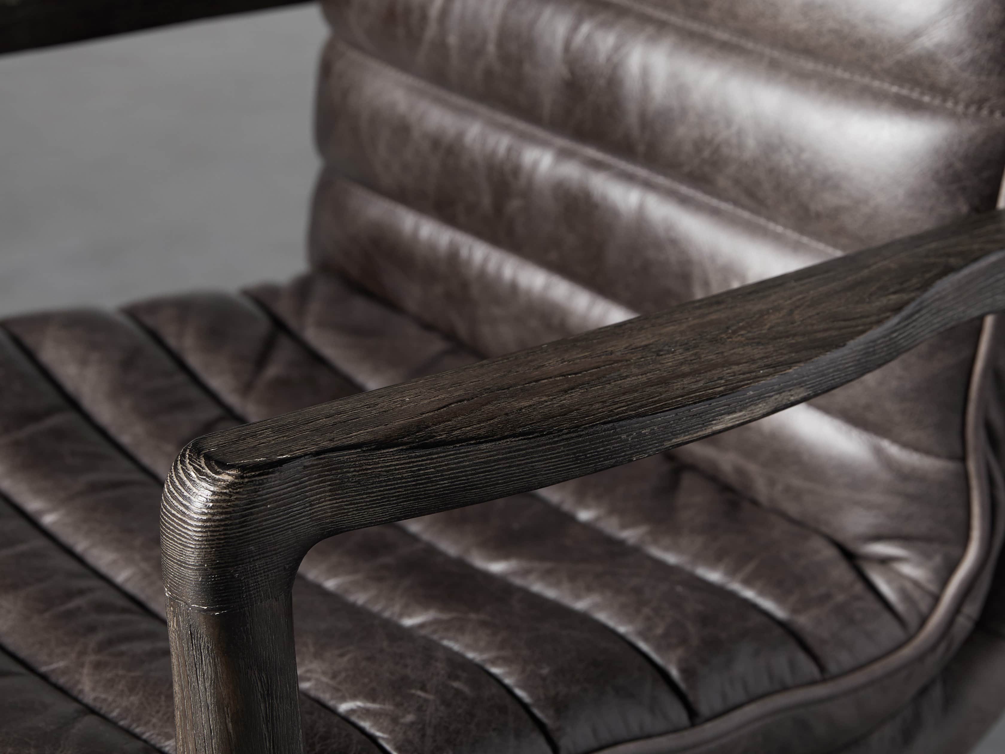 Cedrick 25" Leather Desk Chair