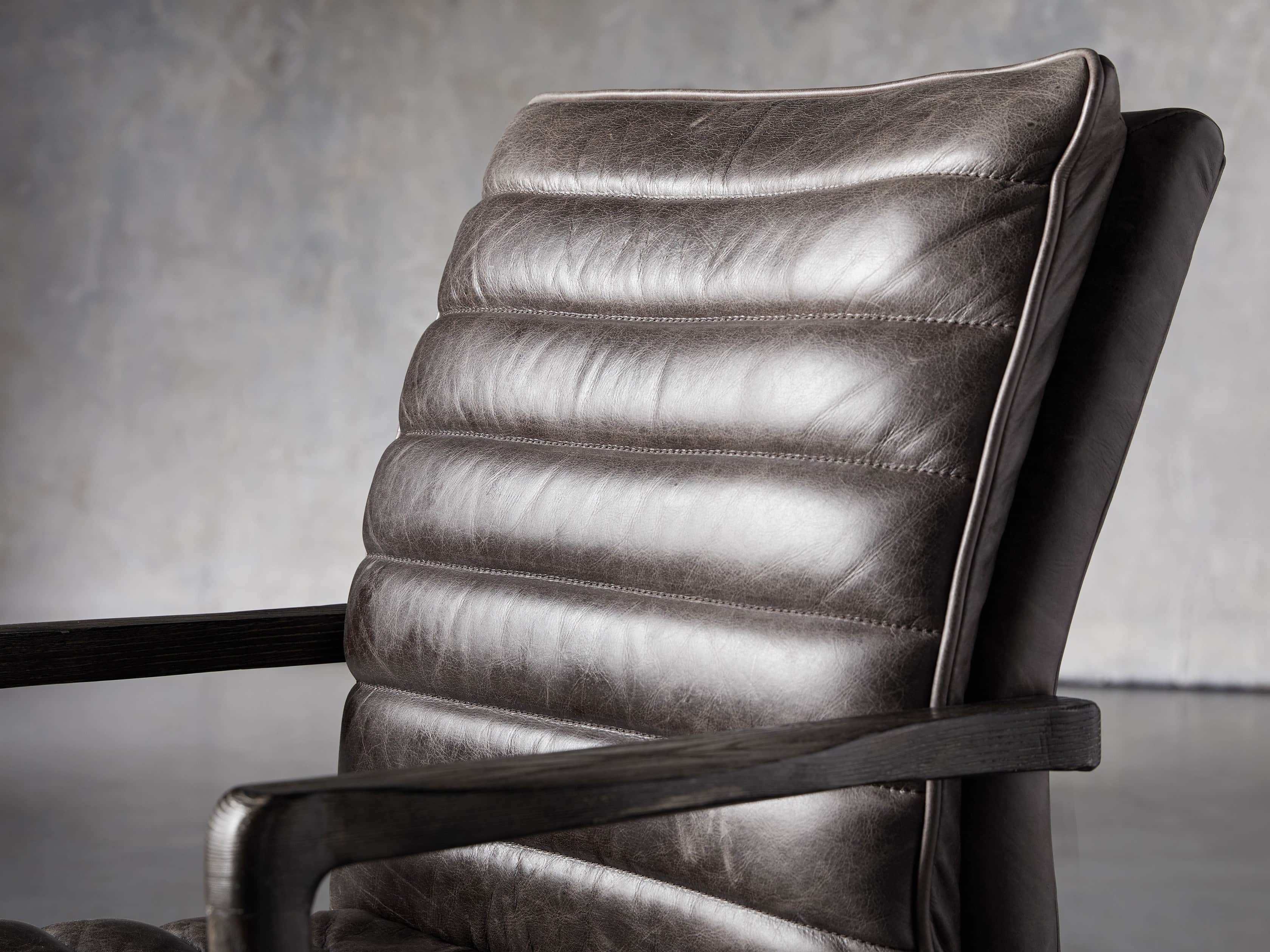Cedrick 25" Leather Desk Chair