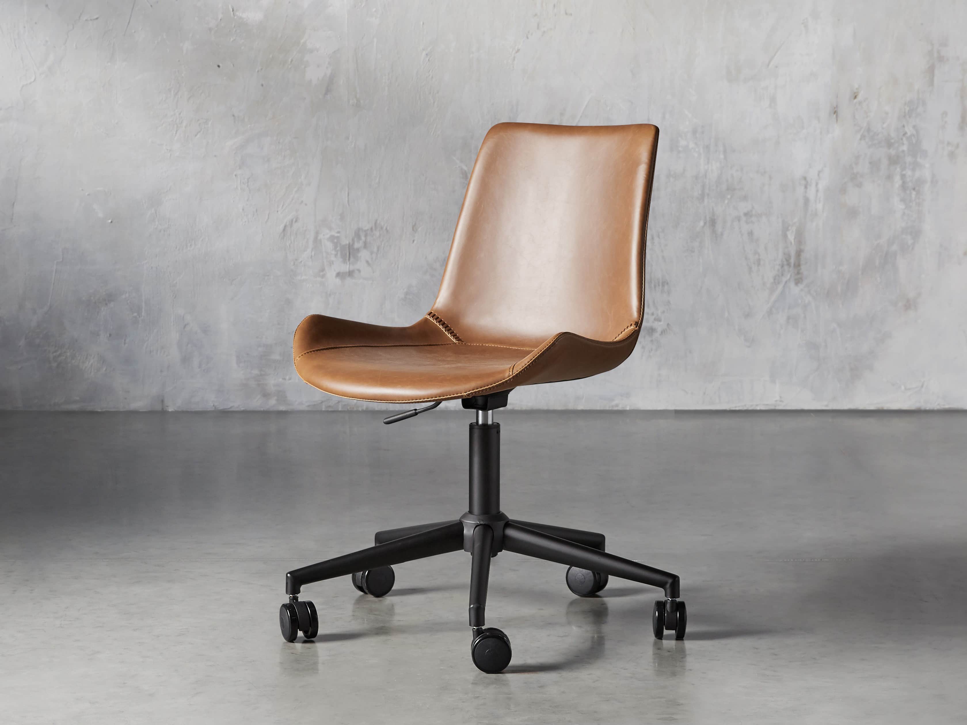 Cedrick leather desk discount chair