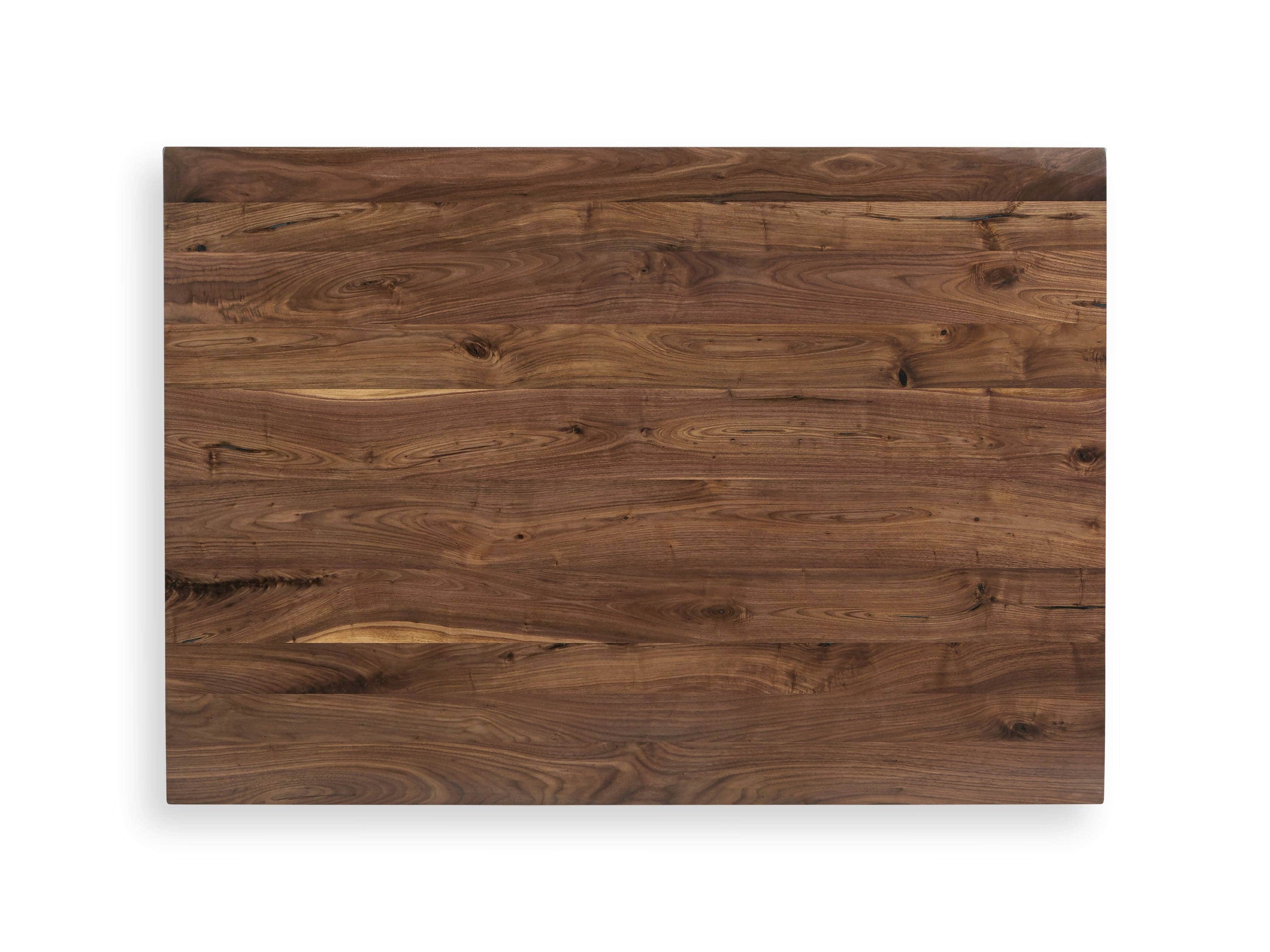 Industrial 60" x 42" Brown Ansel Top with Small Crank Base