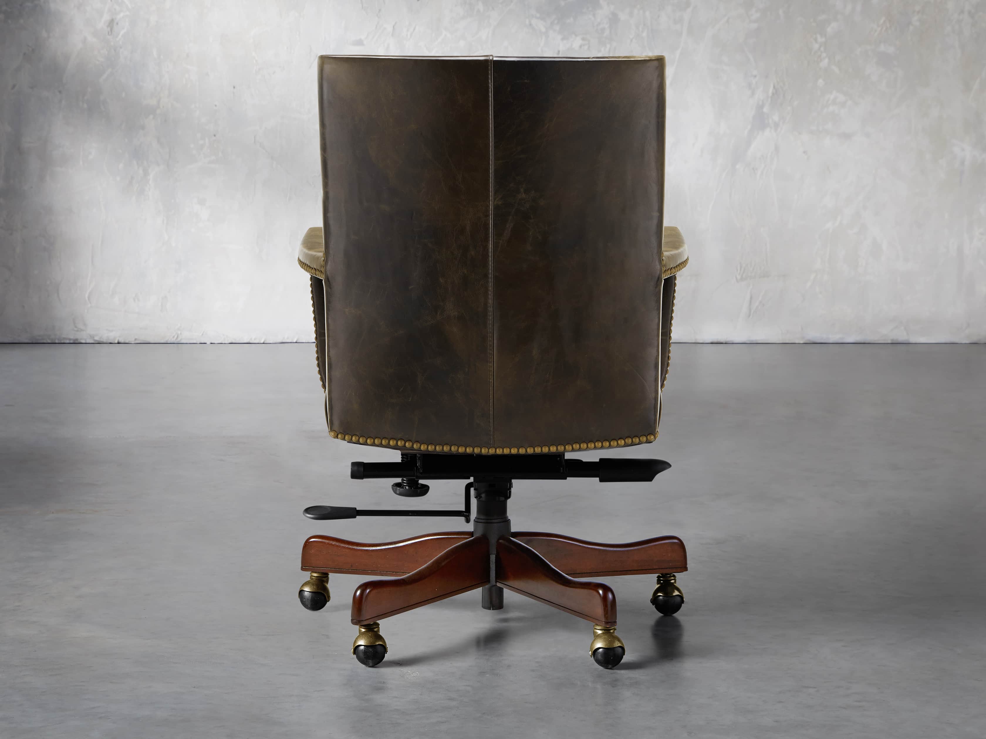 Martello Desk Chair in Brown, slide 4 of 4