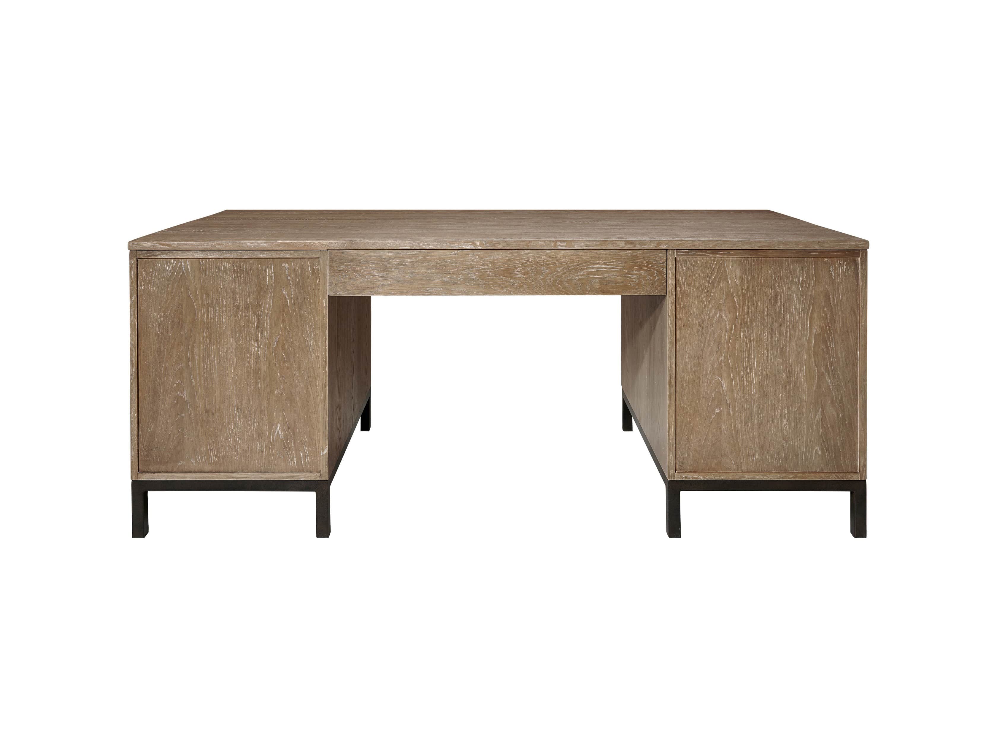 Palmer Executive Desk in Natural Oak