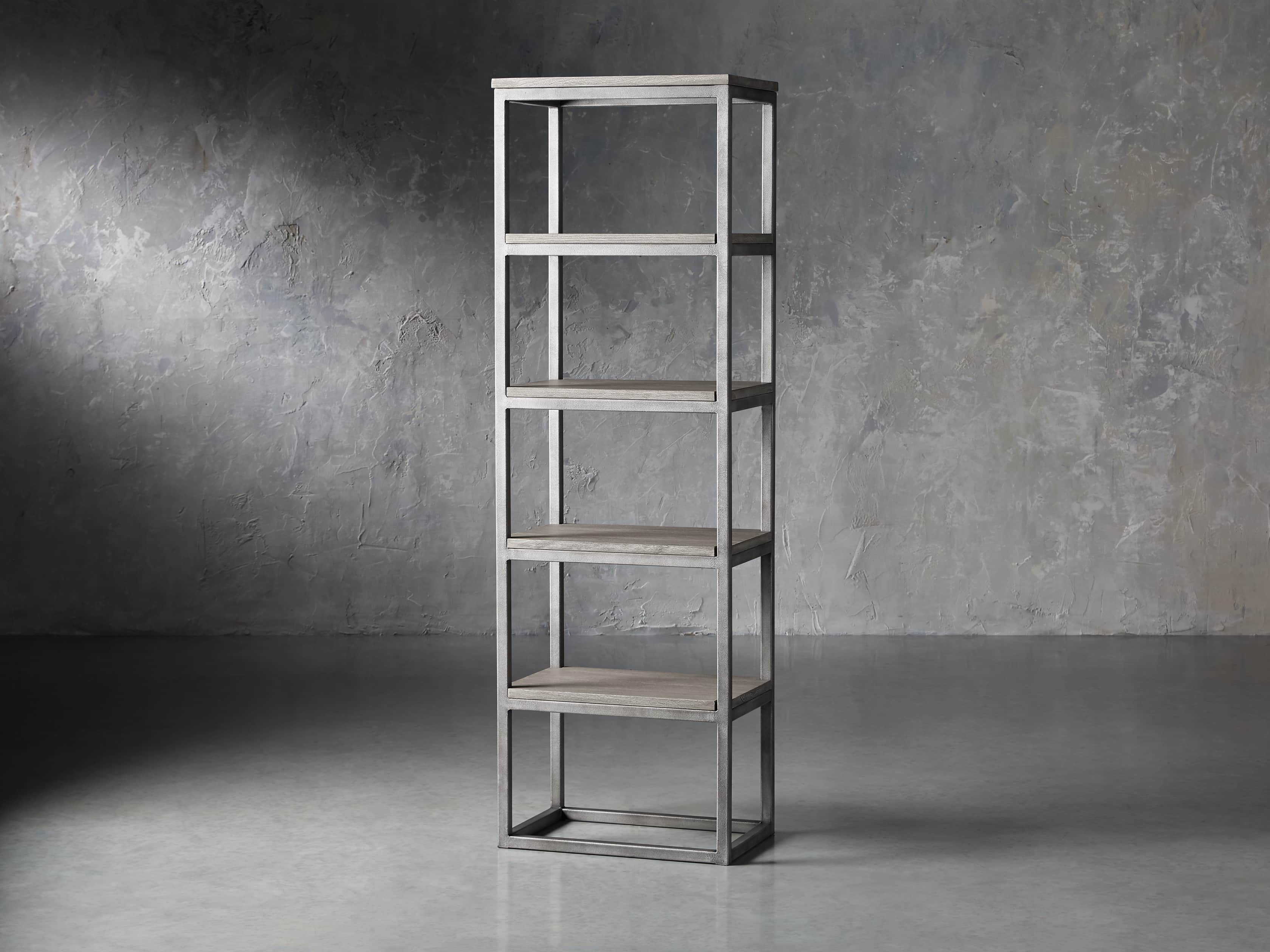Palmer 24" Bookcase in Stone on Ash