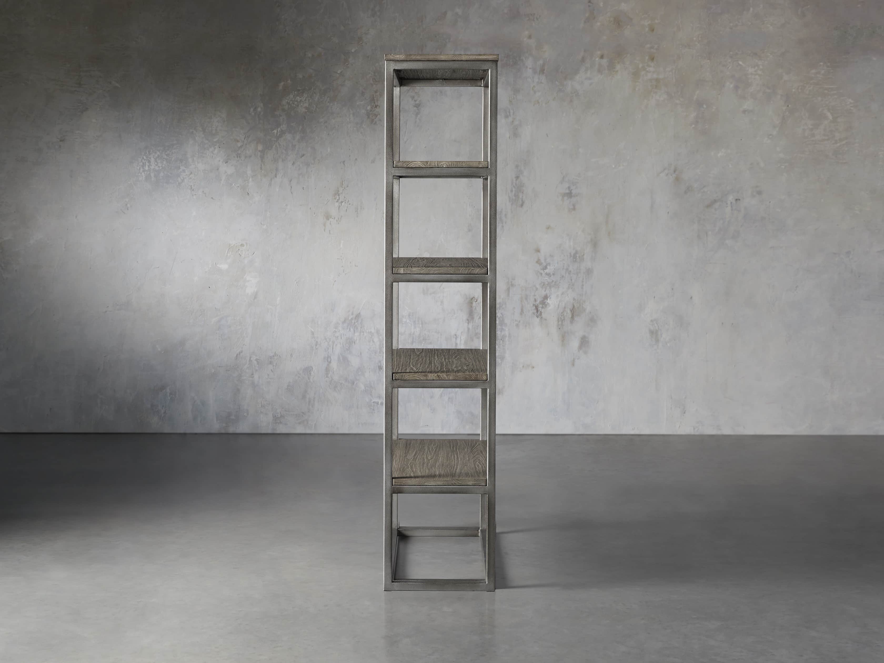Palmer 40" Bookcase in Stone on Ash, slide 3 of 8