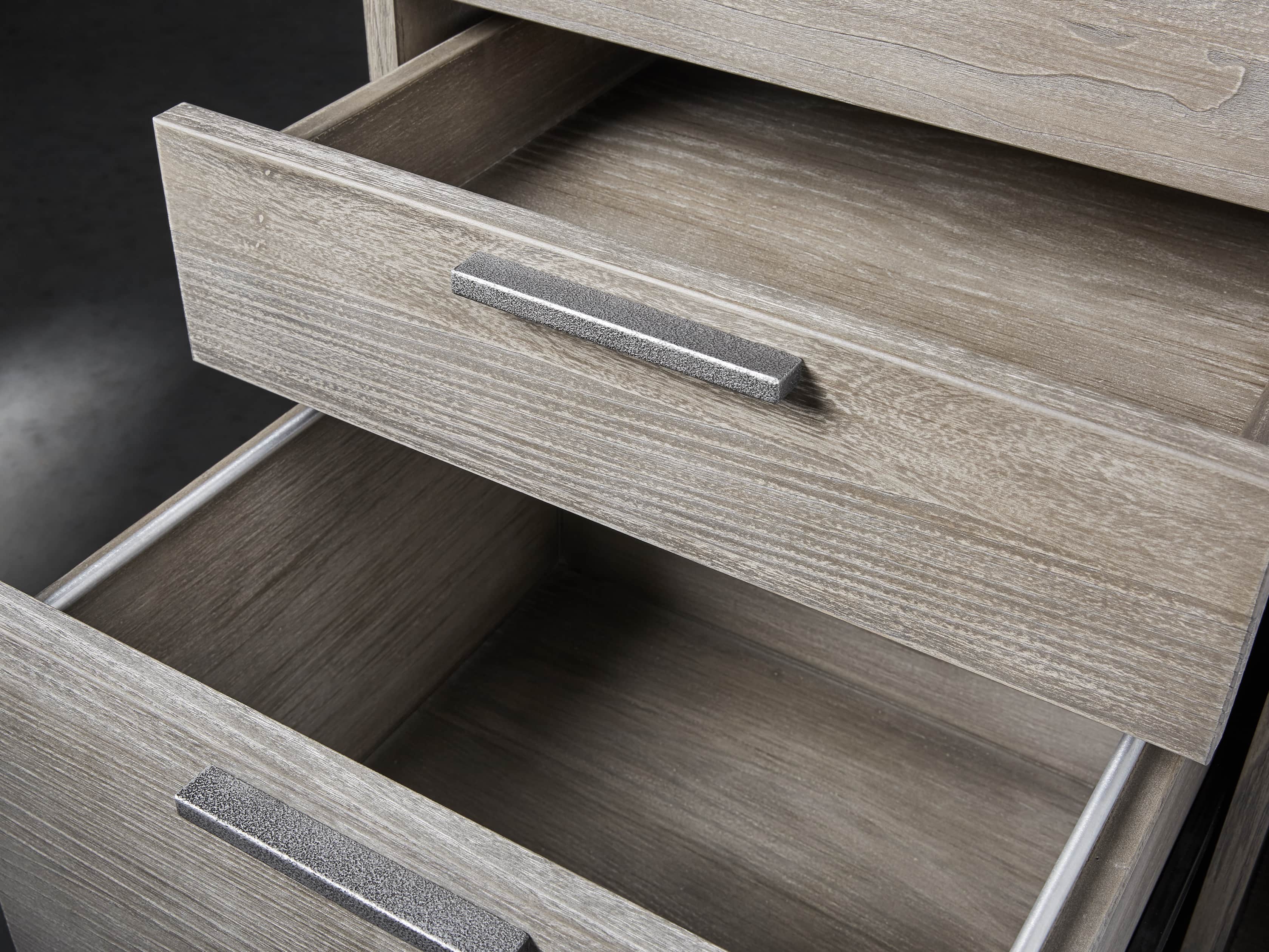 Palmer 56" Credenza in Stone on Ash