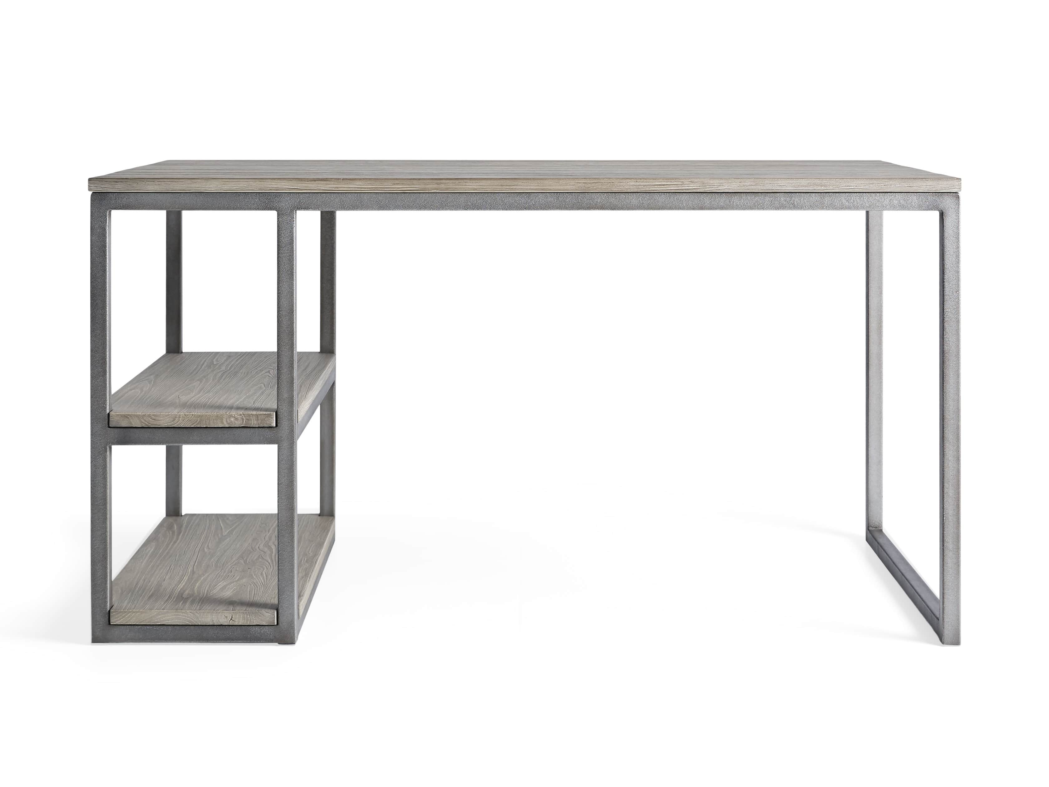 Palmer 58" Desk in Stone on Ash