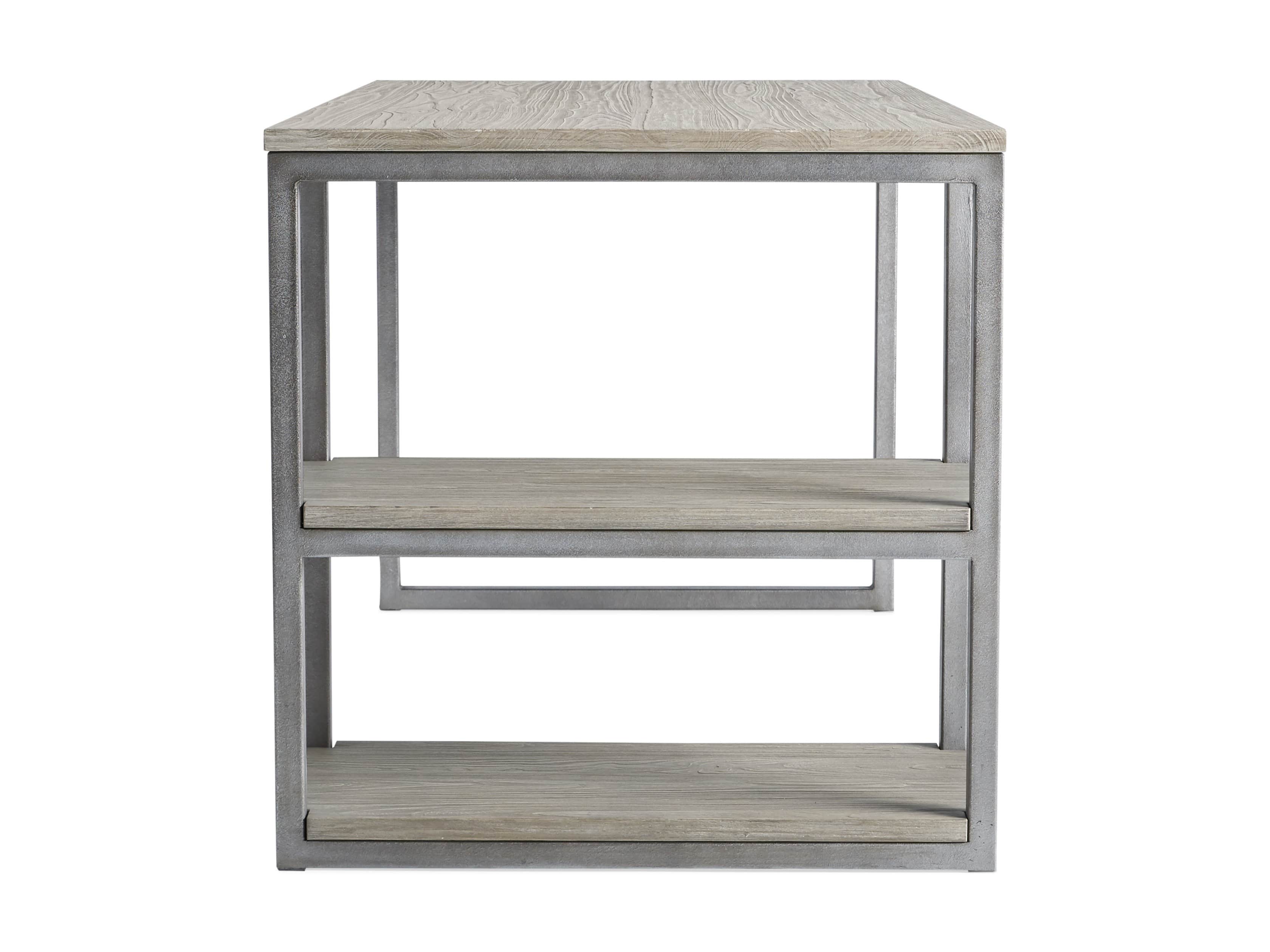 Palmer 58" Desk in Stone on Ash
