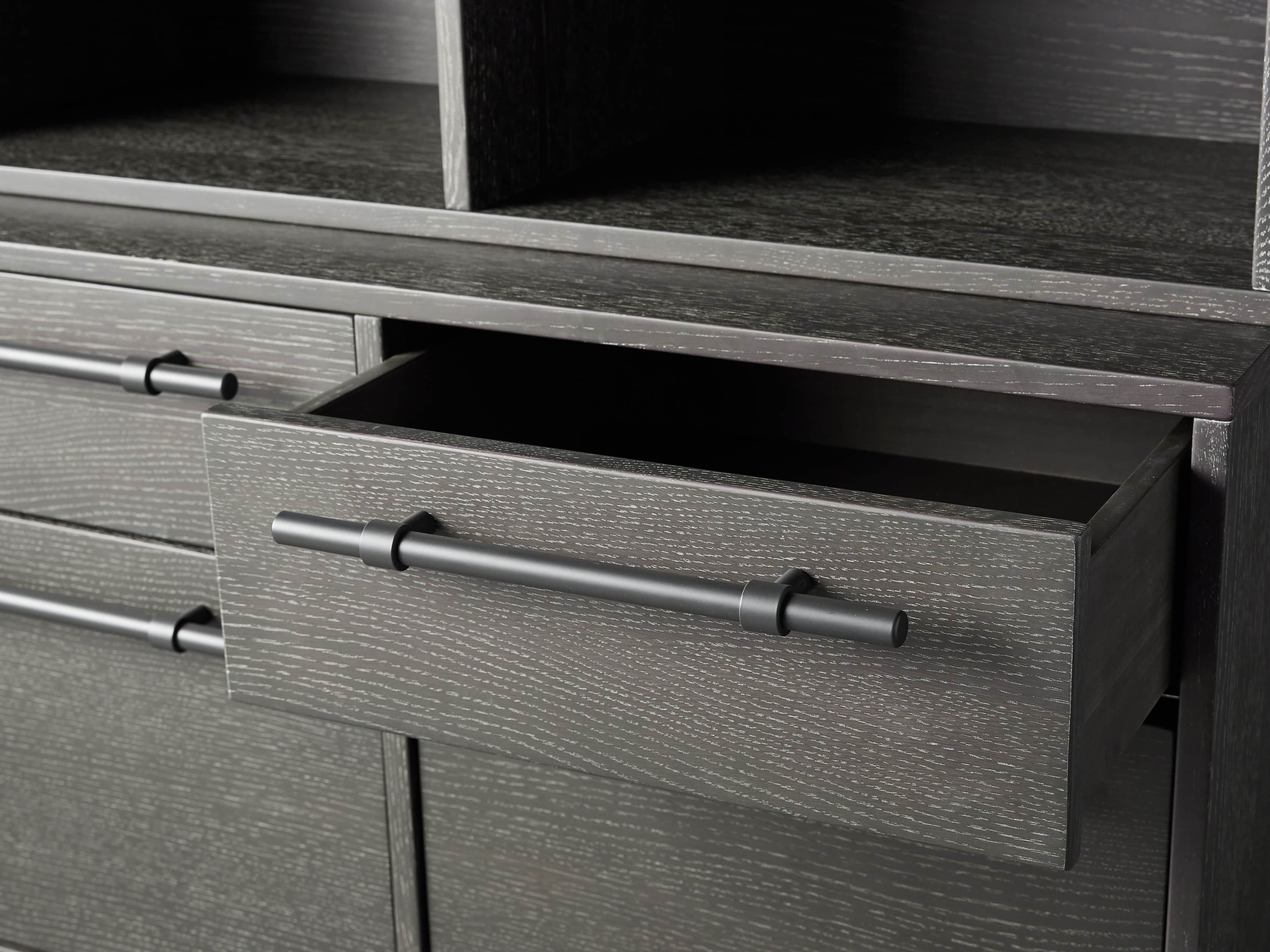 Sullivan 38" Single Bookcase with File Base in Grey