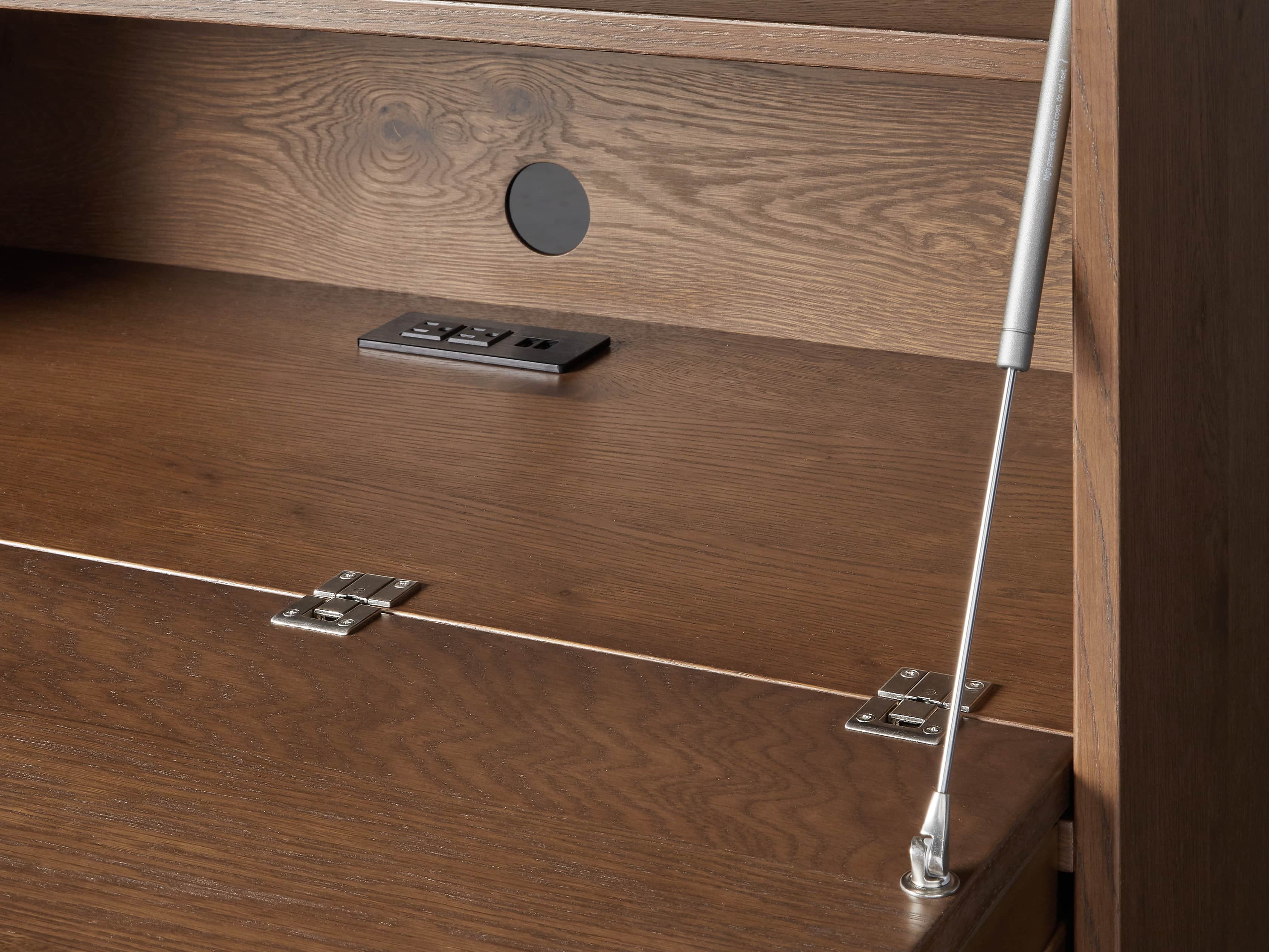 Sullivan 38" Computer Cabinet in Northman Oak