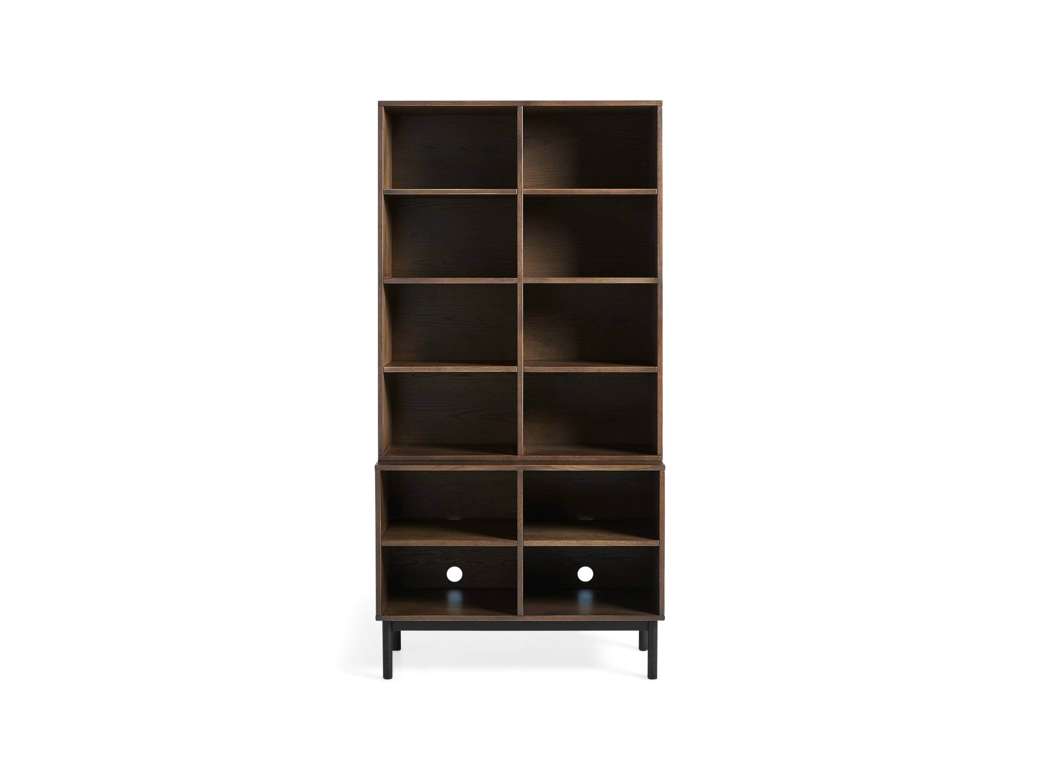 Sullivan 38" Single Bookcase with Open Cabinet Base