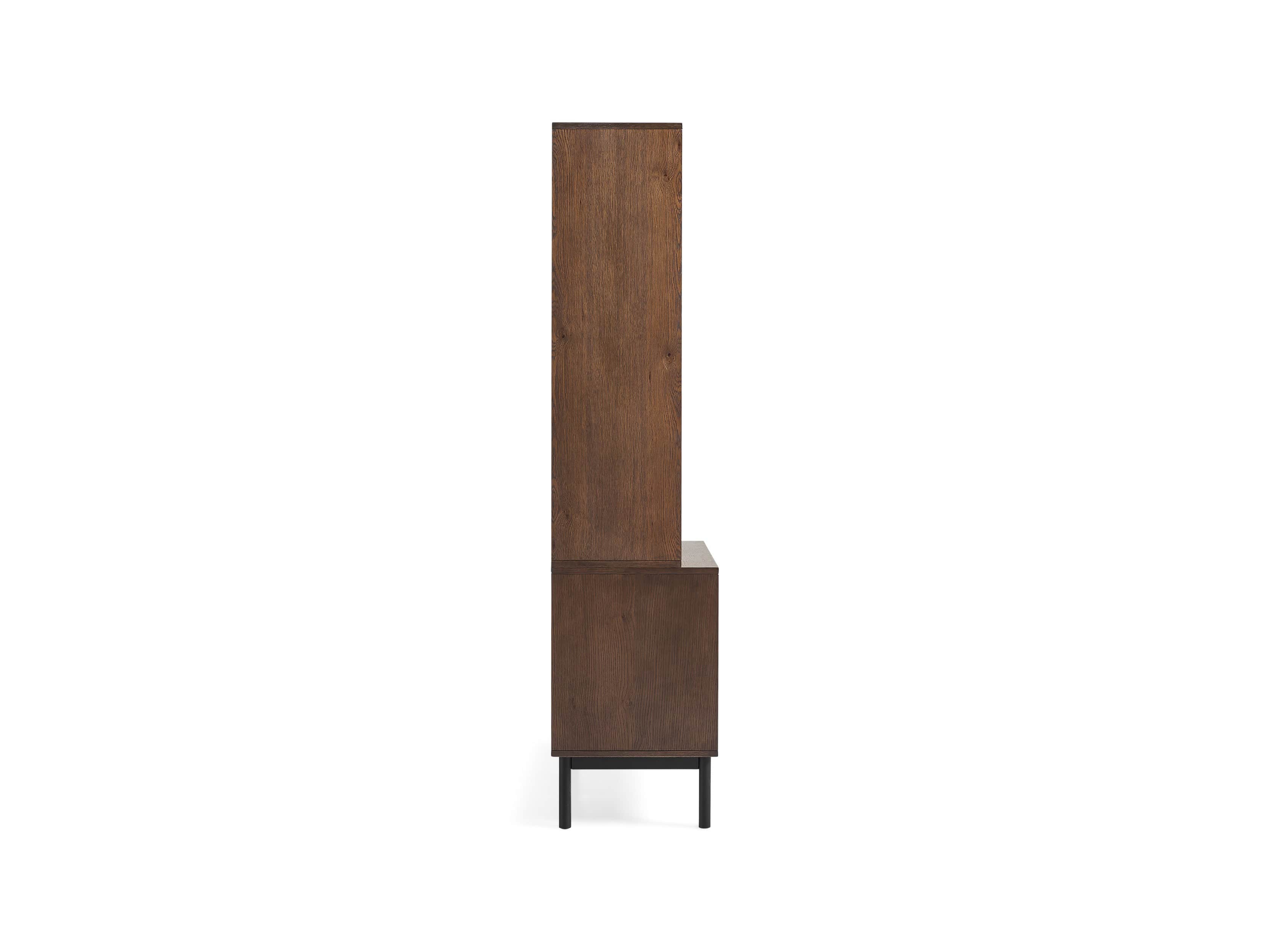 Sullivan 38" Single Bookcase with Open Cabinet Base