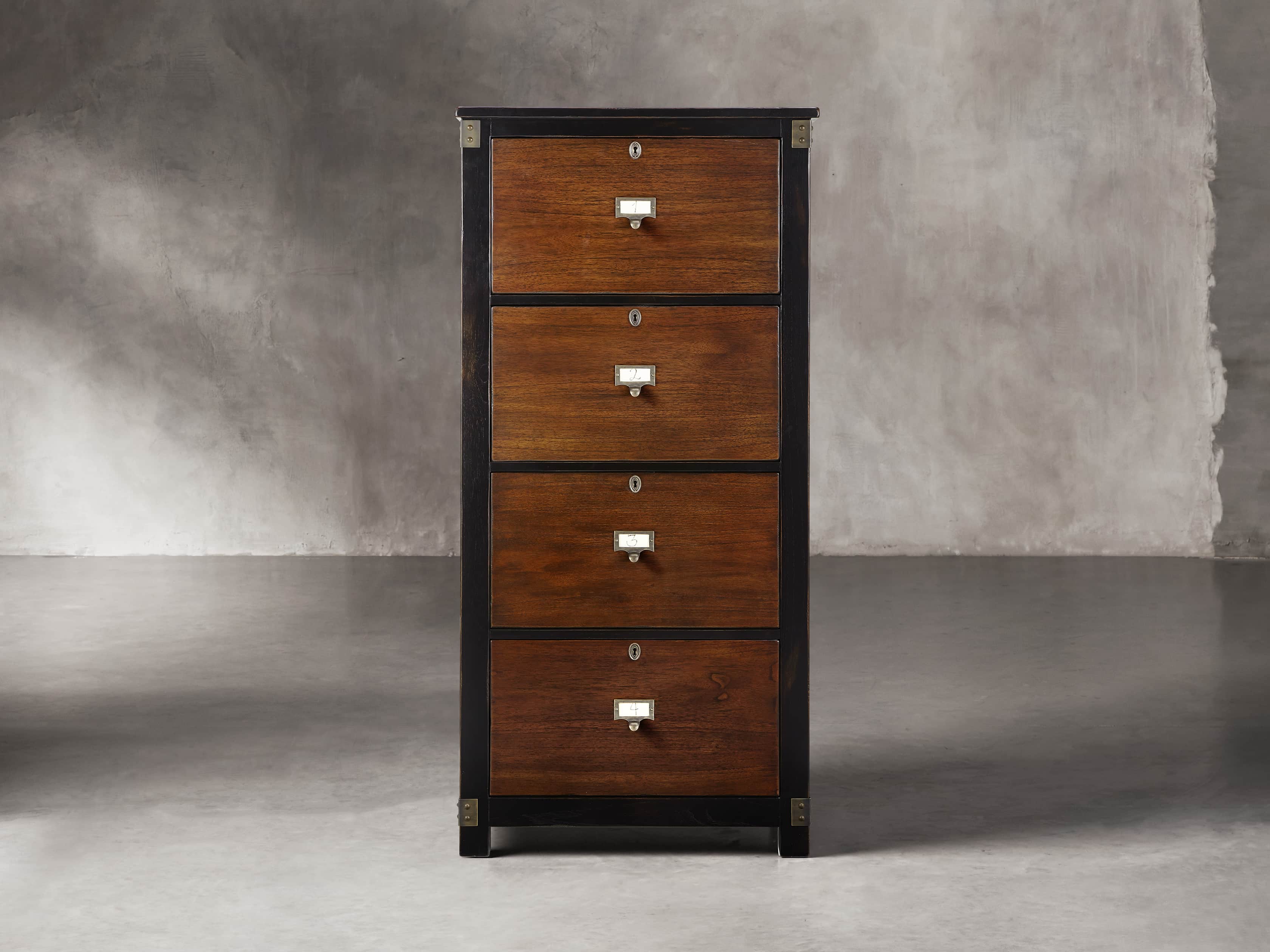 Telegraph Four Drawer File Arhaus