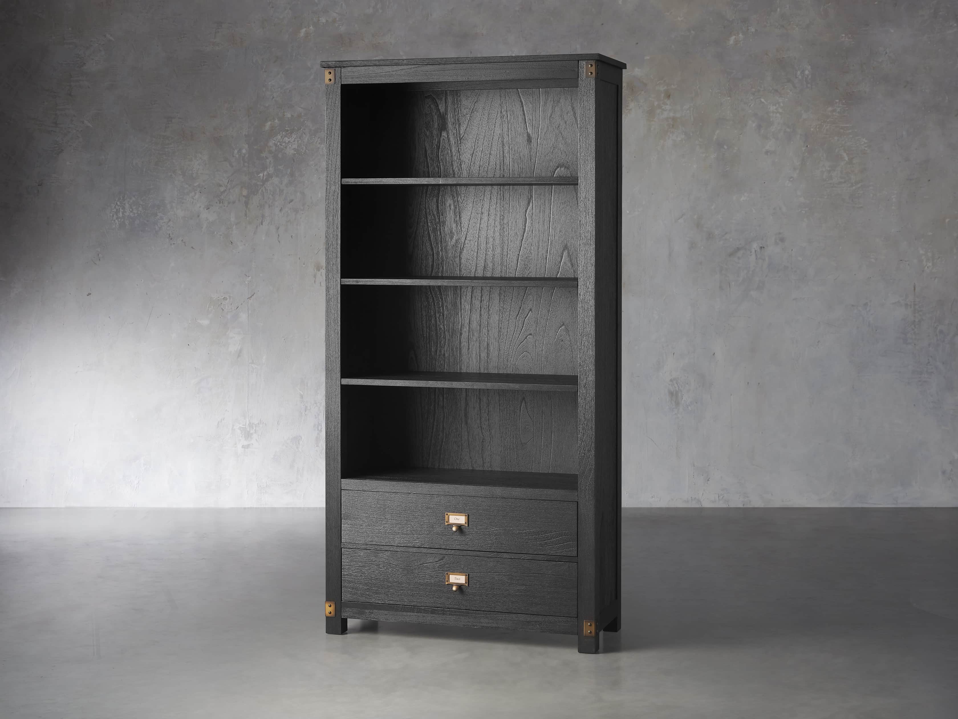 Telegraph 40.25" Wide Bookcase in Ebony, slide 2 of 4