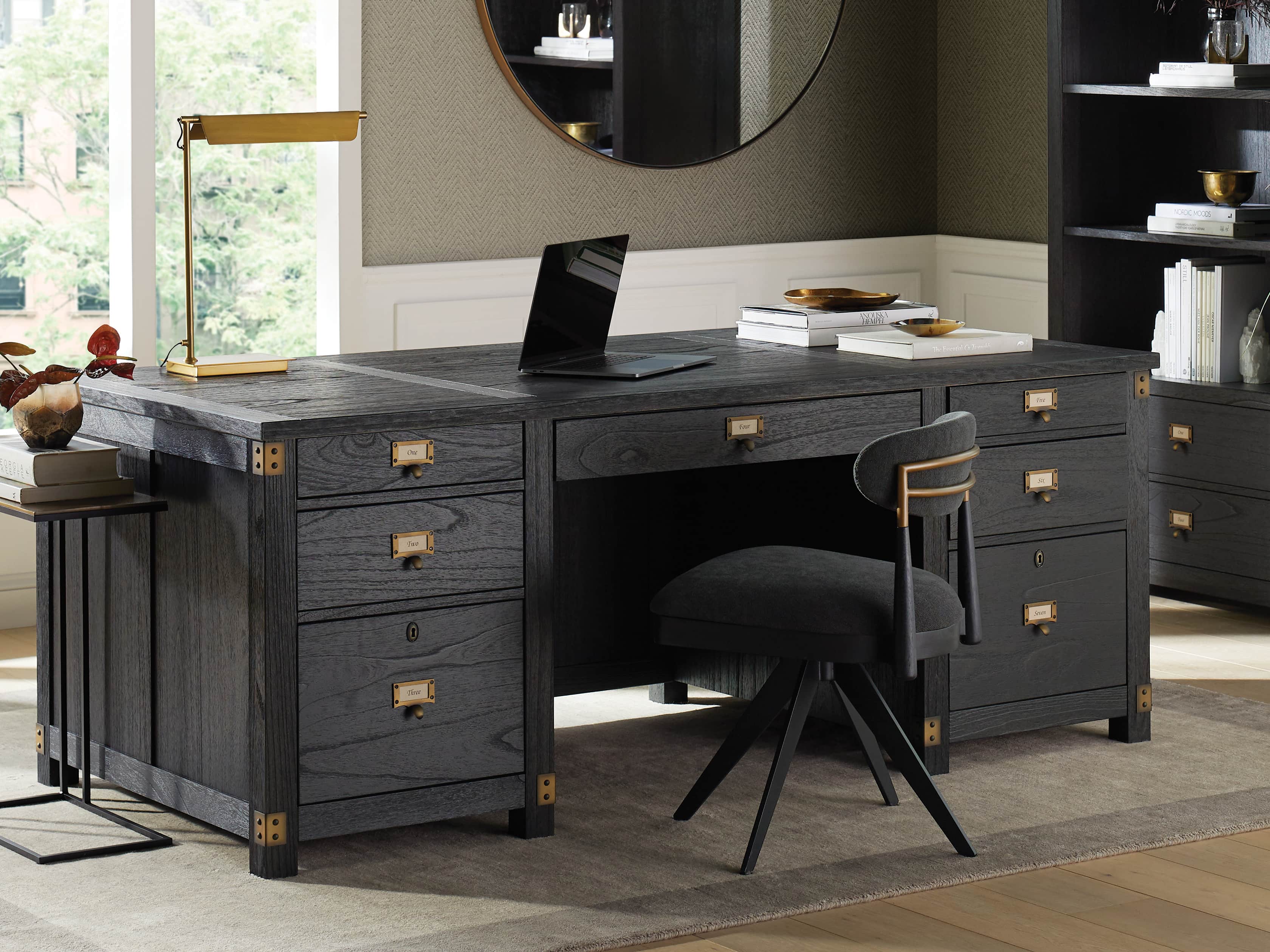 arhaus telegraph executive desk