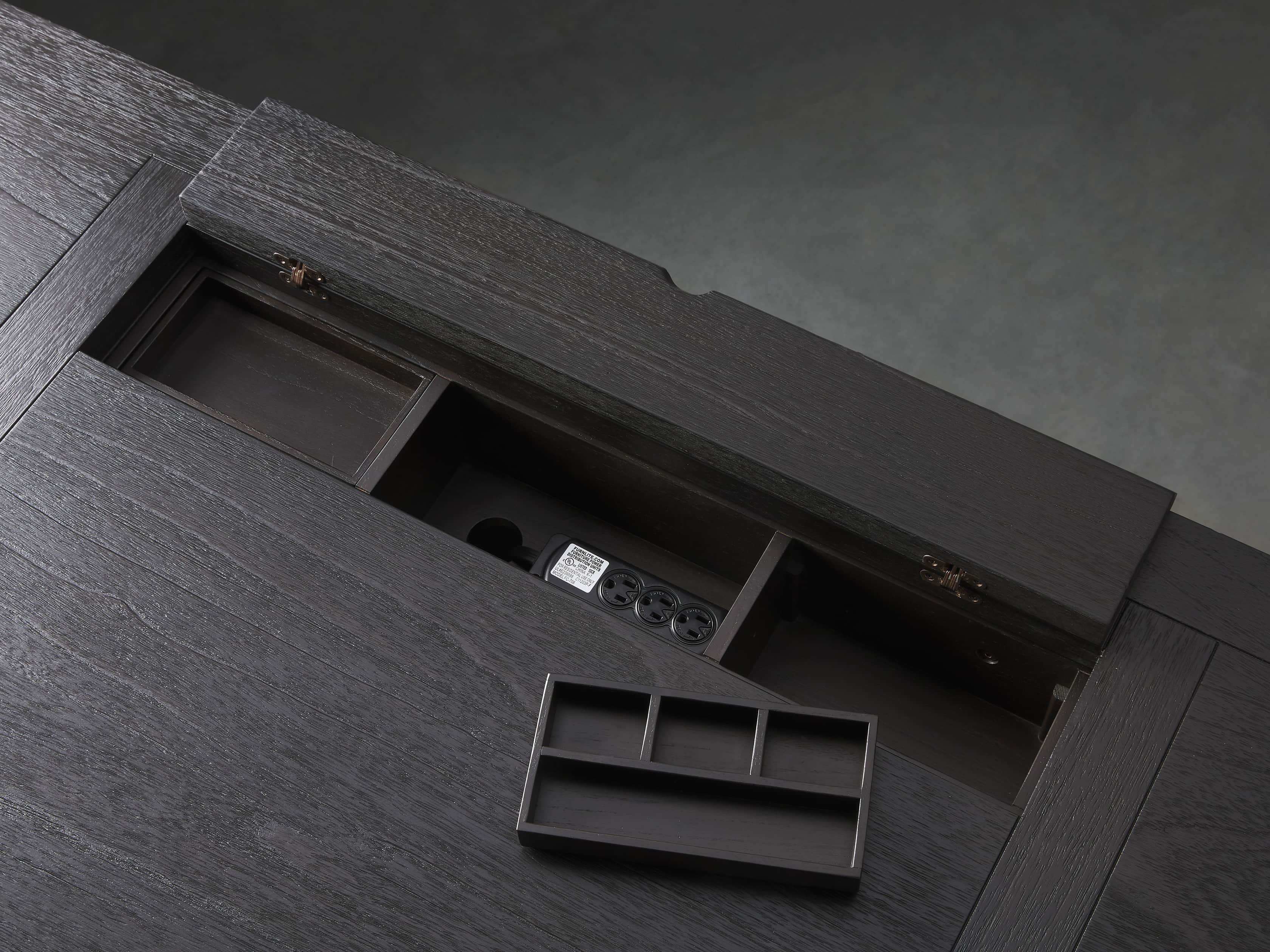 Telegraph 70" Small Desk in Ebony, slide 5 of 7