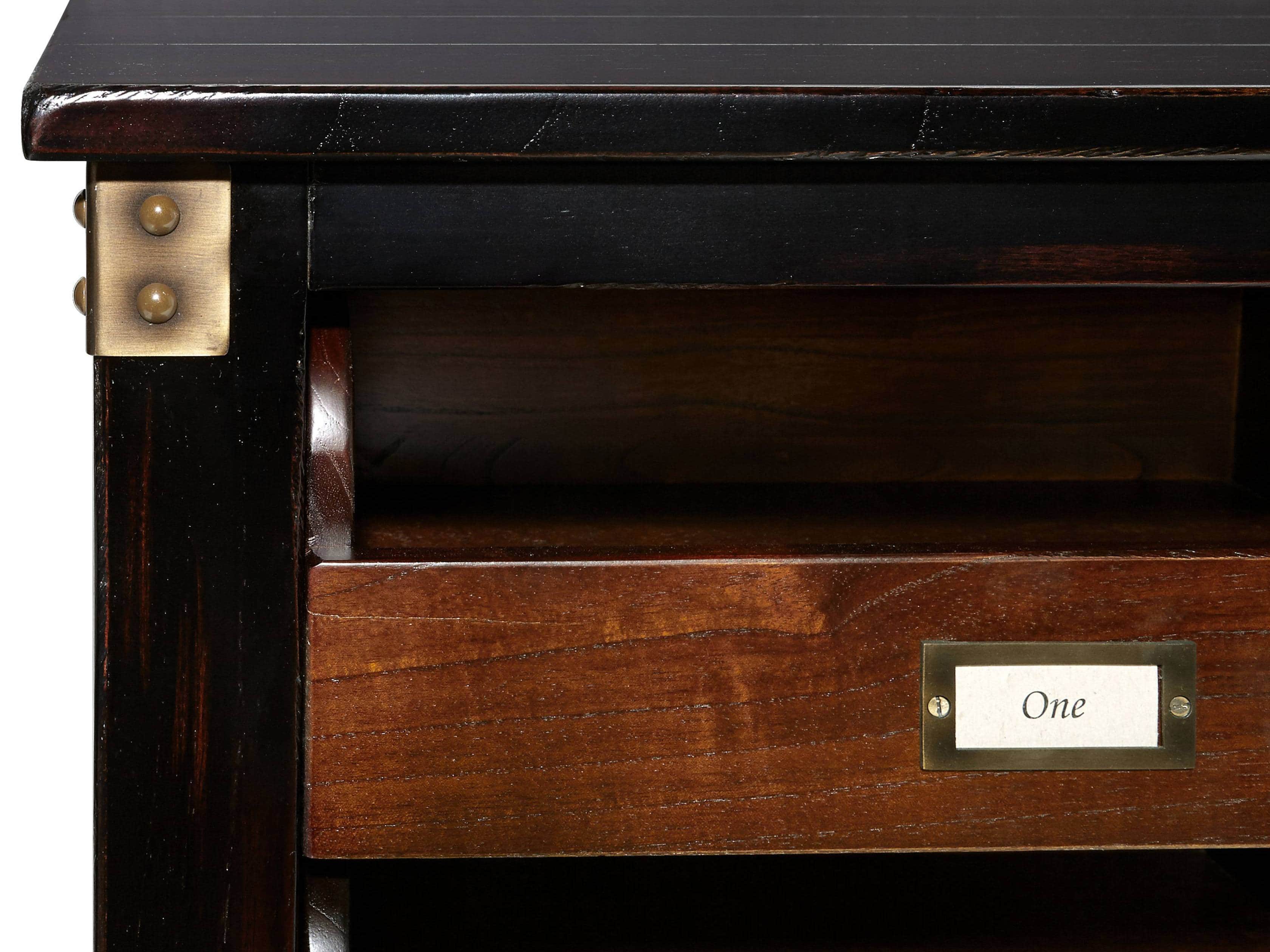 Telegraph Lateral Worker's Cabinet in Spencer Black and Brown