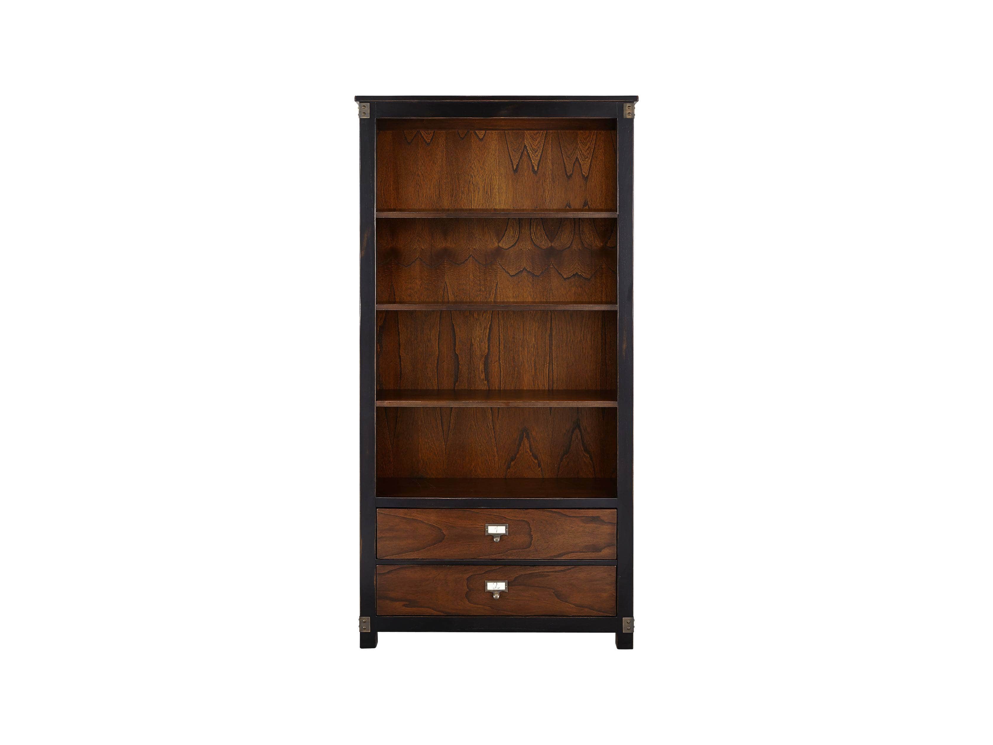 Telegraph Wide Bookcase In Spencer Brown