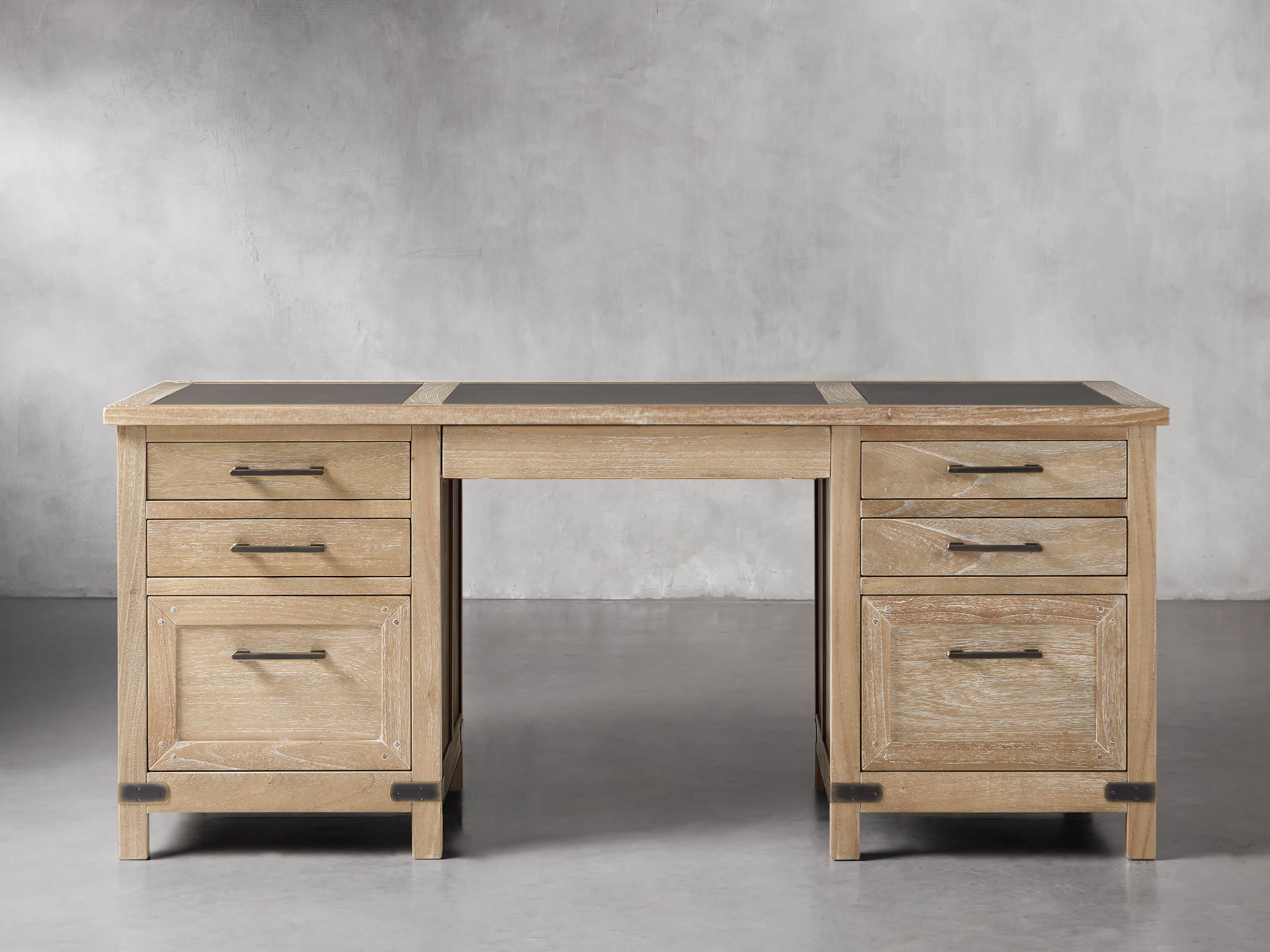 aesthetic desk with drawers