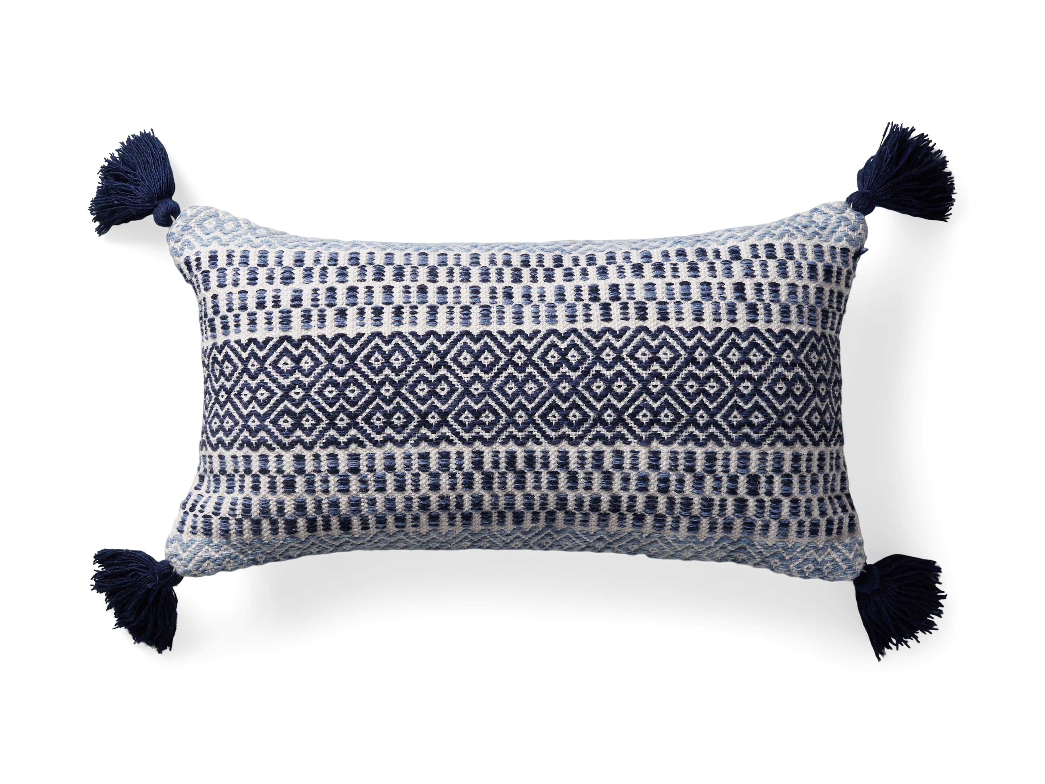 Alix Tassel Outdoor Lumbar Pillow, slide 4 of 8