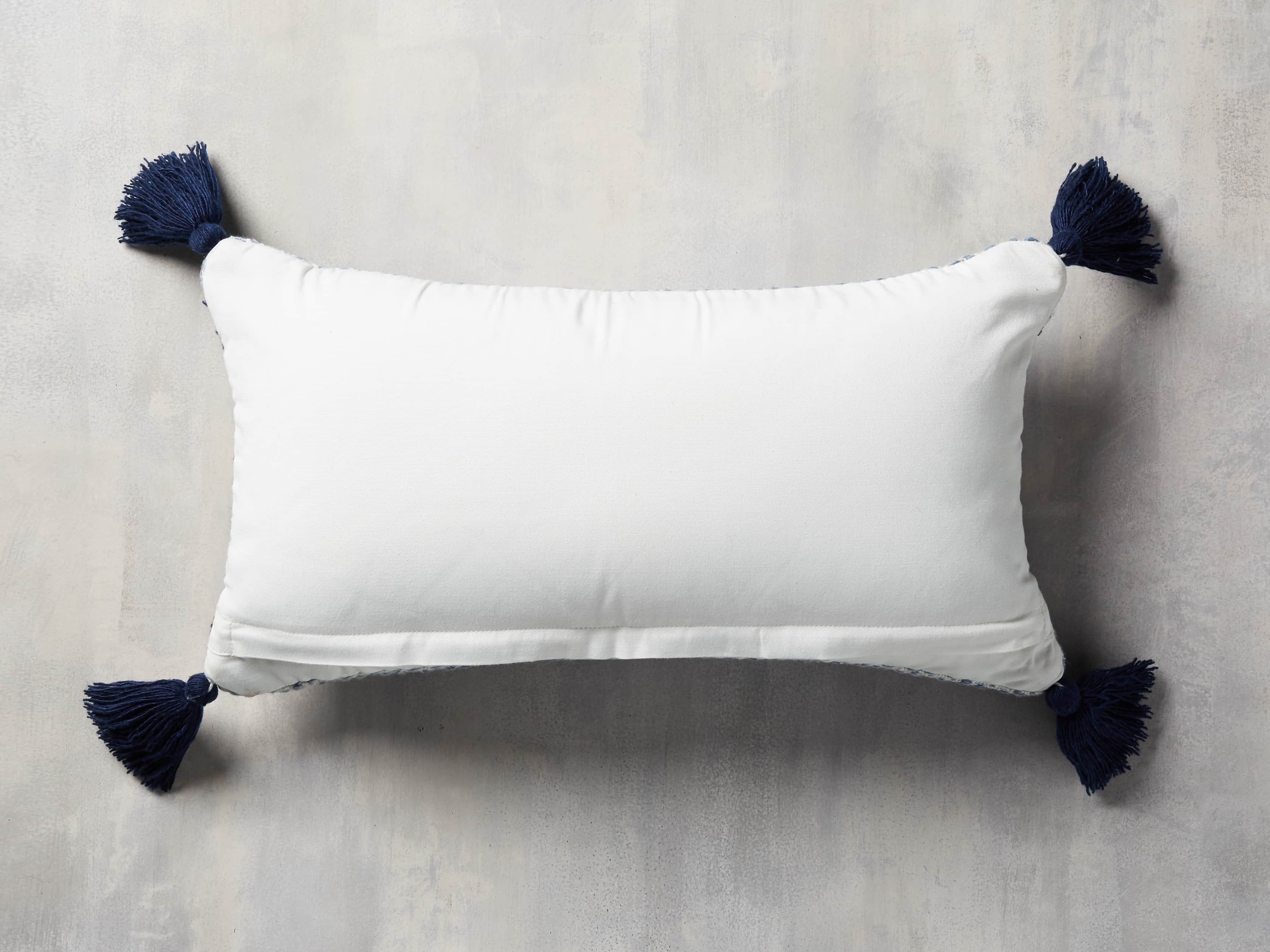 Alix Tassel Outdoor Lumbar Pillow, slide 2 of 8