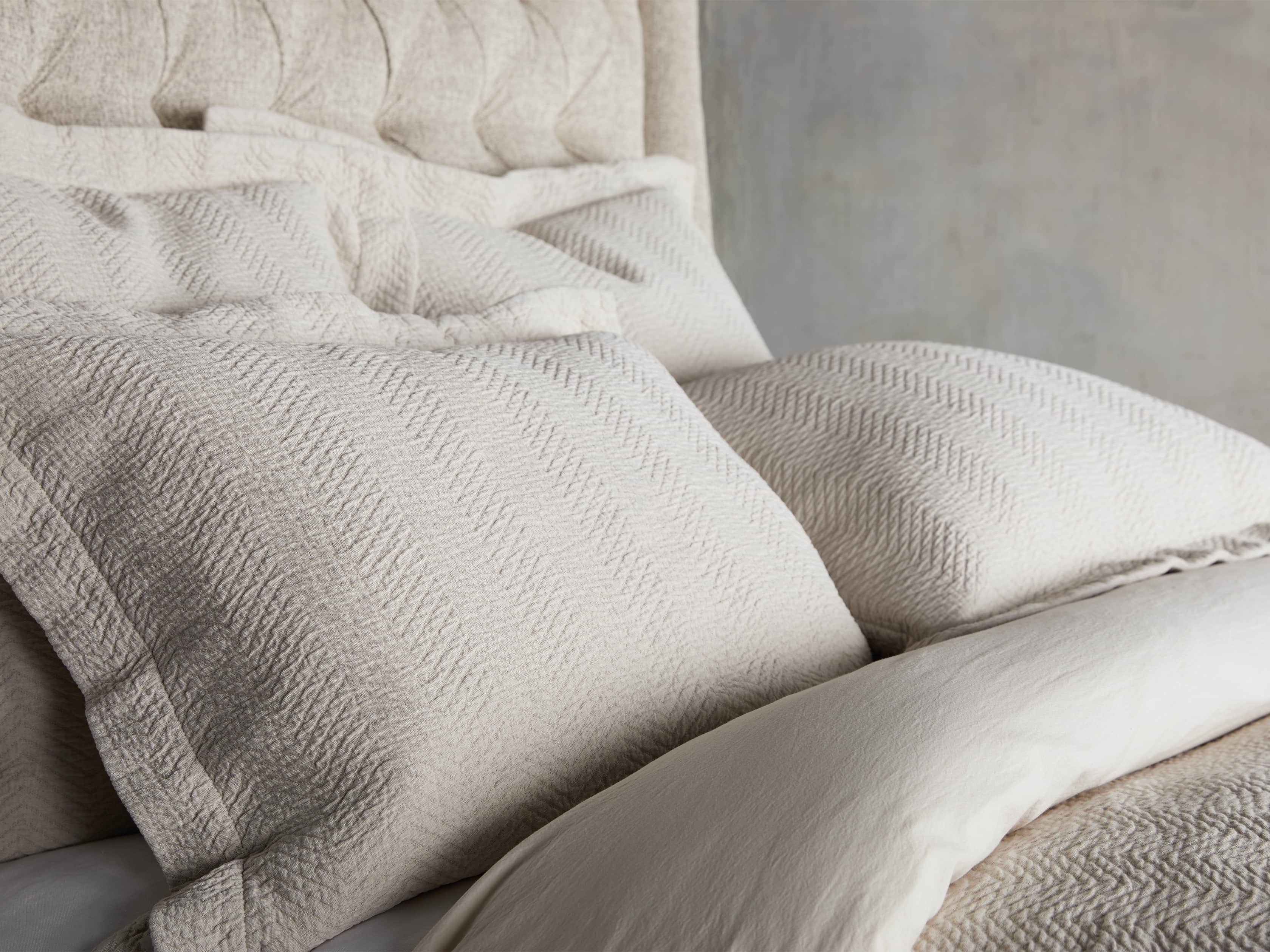 Queen Alma Chevron Duvet Cover