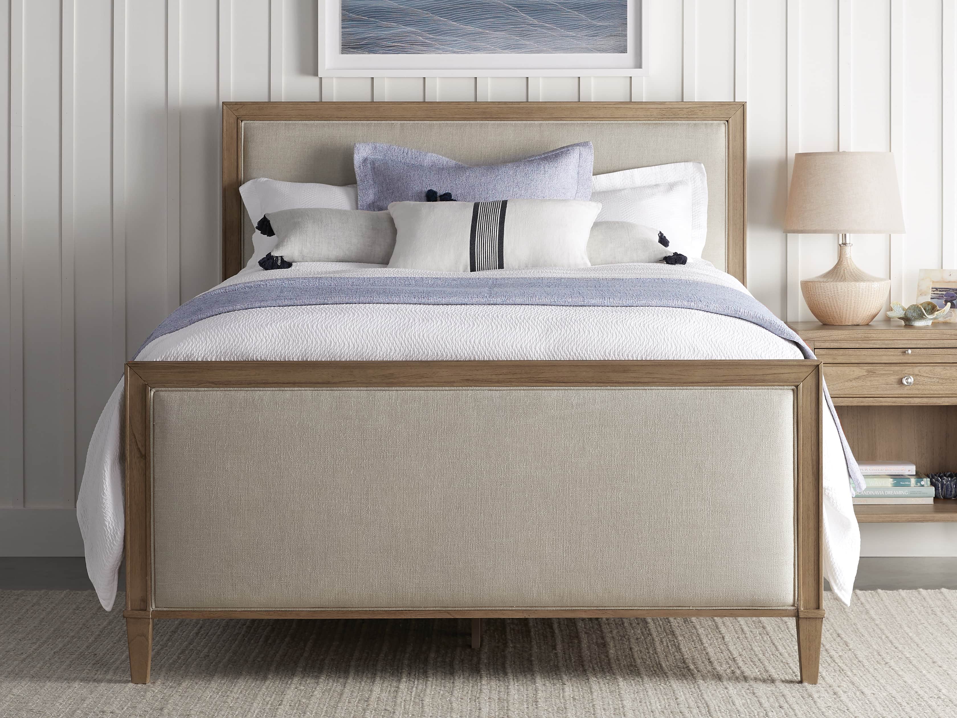 Queen Alma White Duvet Cover, slide 5 of 6