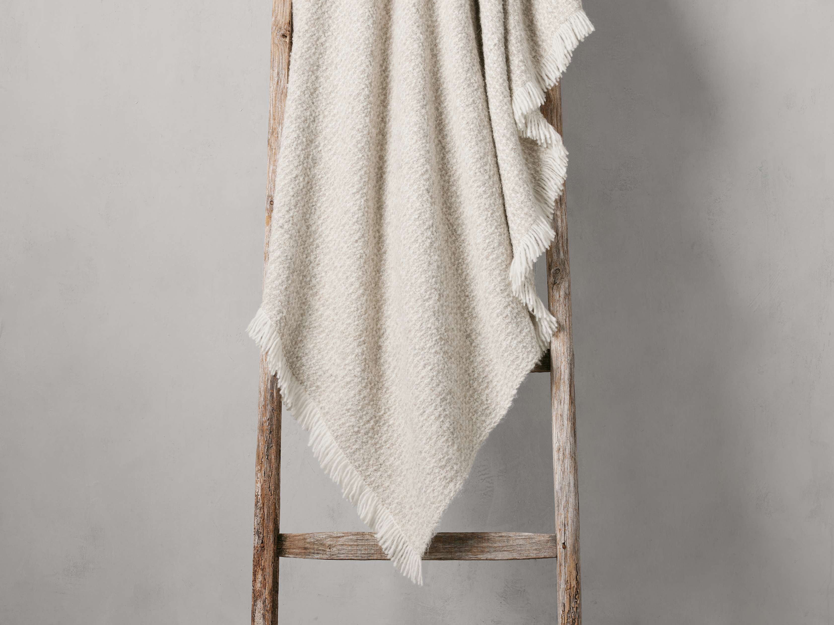 Arhaus Ruches throw fur store blanket