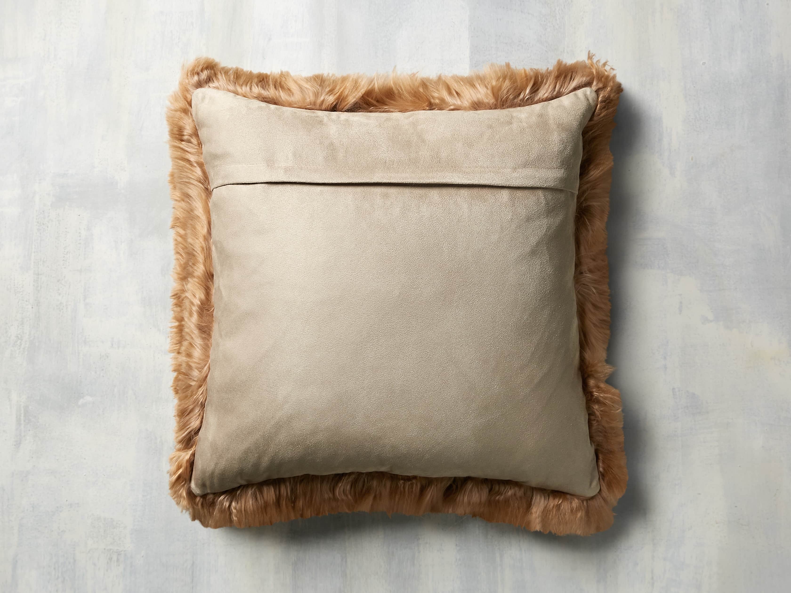 Alpaca Pillow in Gold