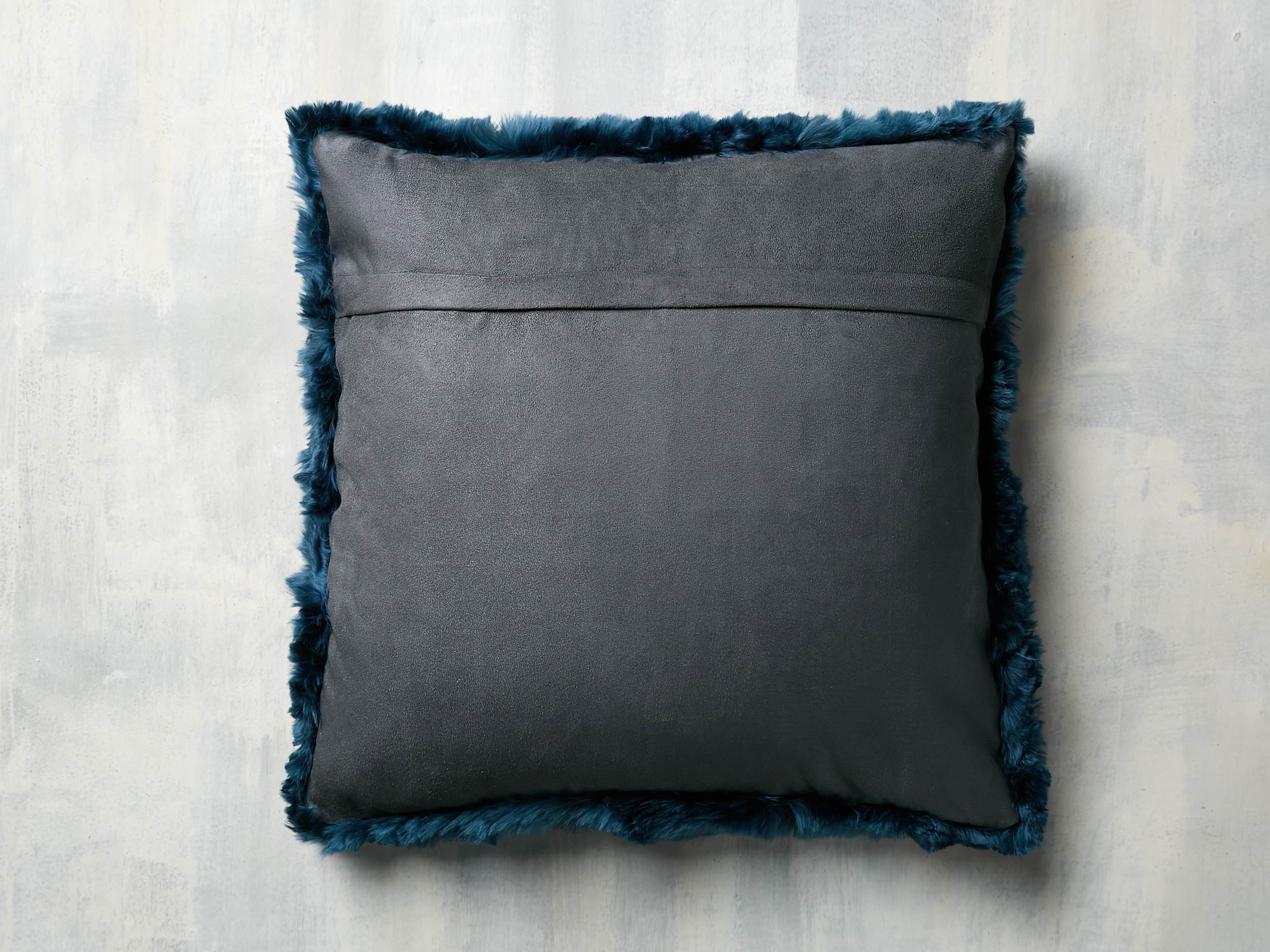 Alpaca Pillow in Navy