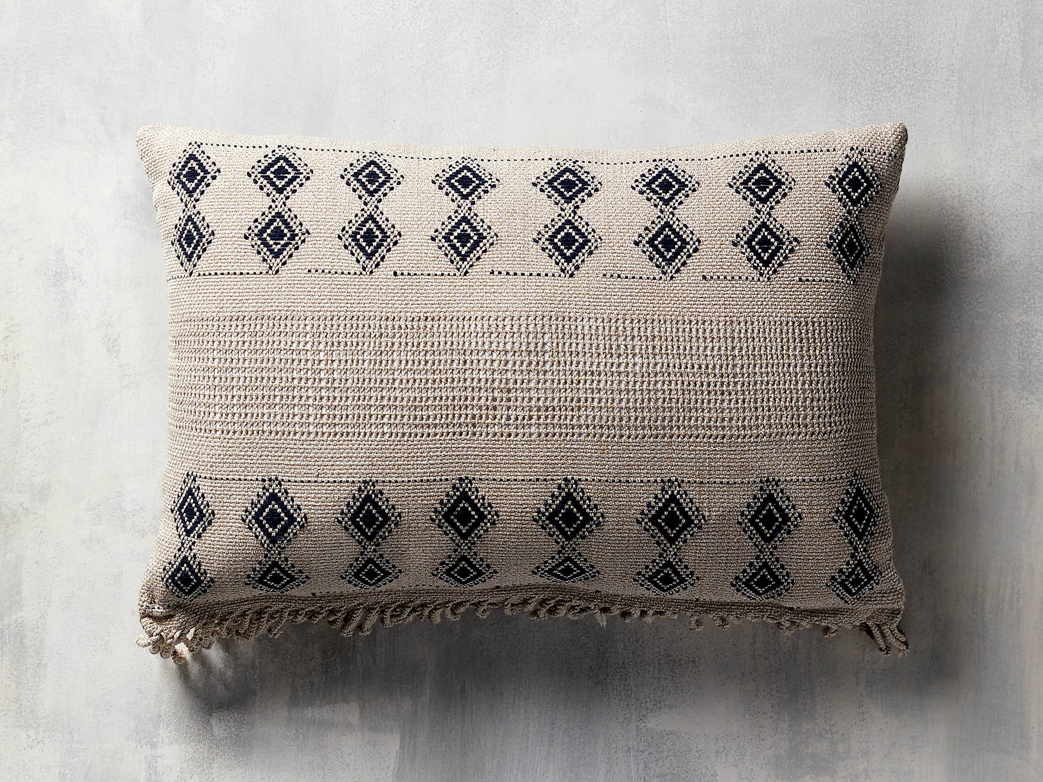 Agua Moon 20" Lumbar Pillow in Brown