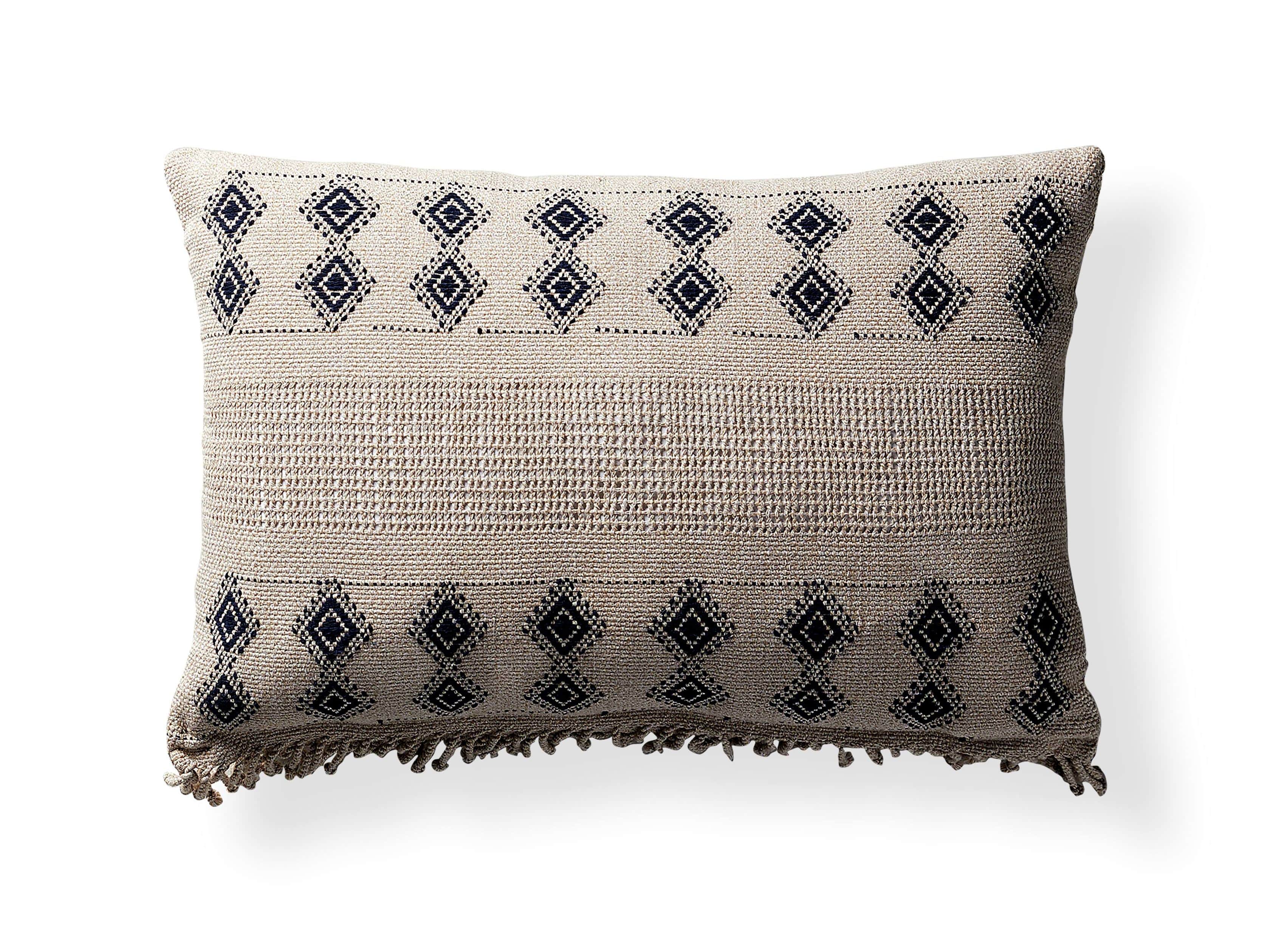 Agua Moon 20" Lumbar Pillow in Brown